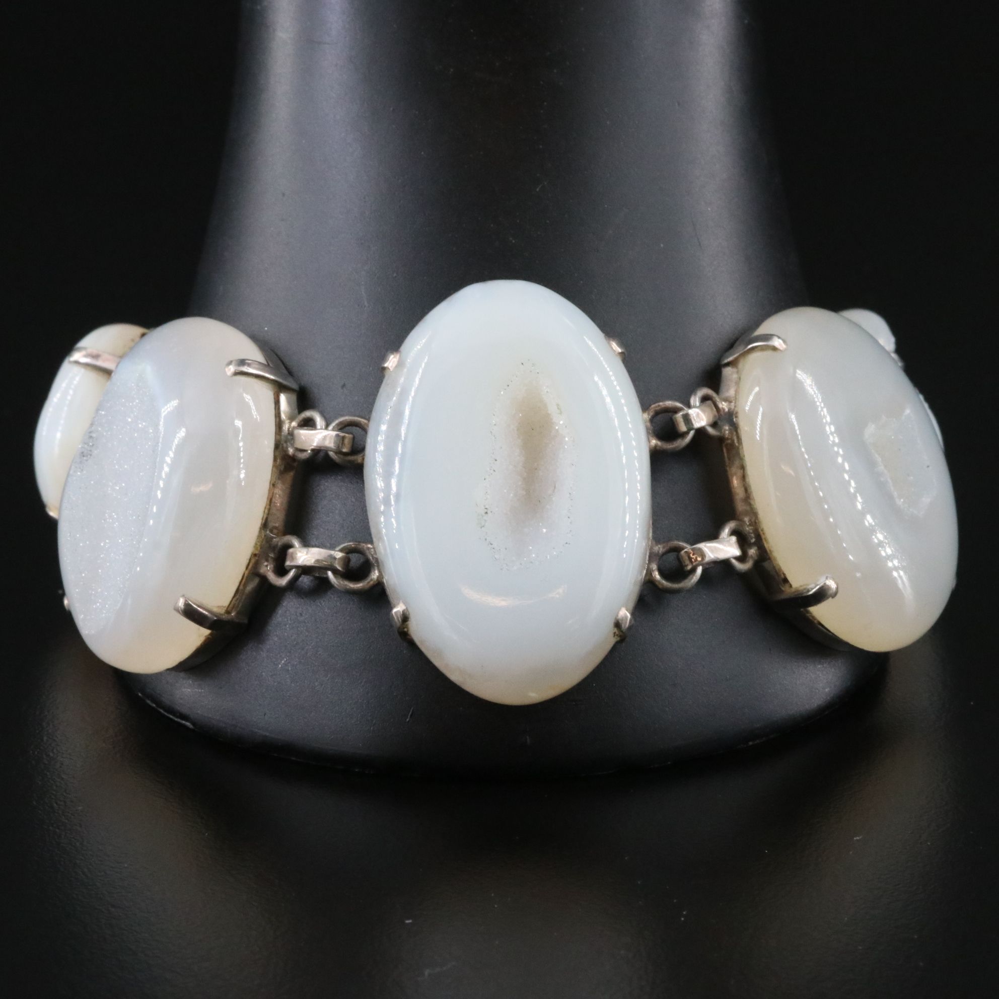 Sterling Druzy Bracelet