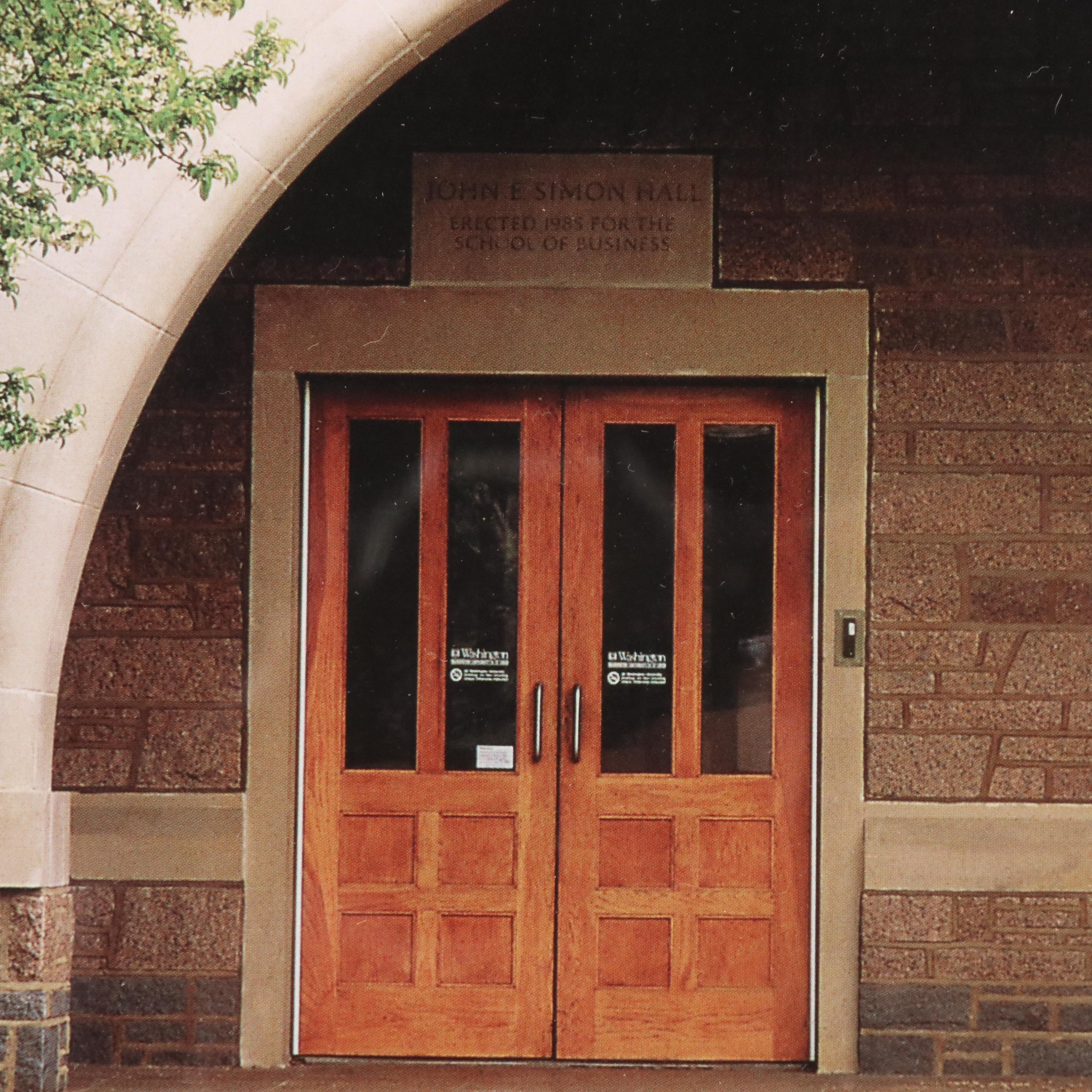 Offset Lithograph "The Doorways of Washington University in St. Louis"