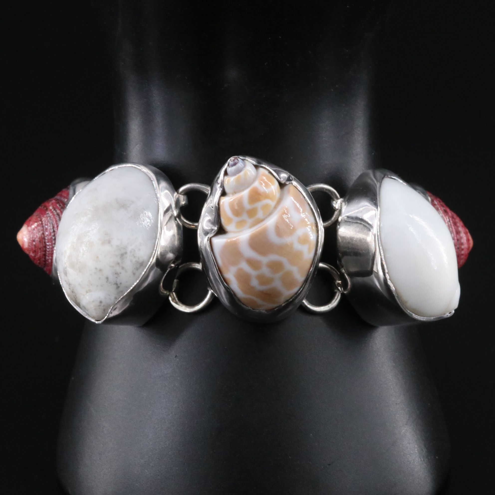 Sterling Multi Shell Bracelet