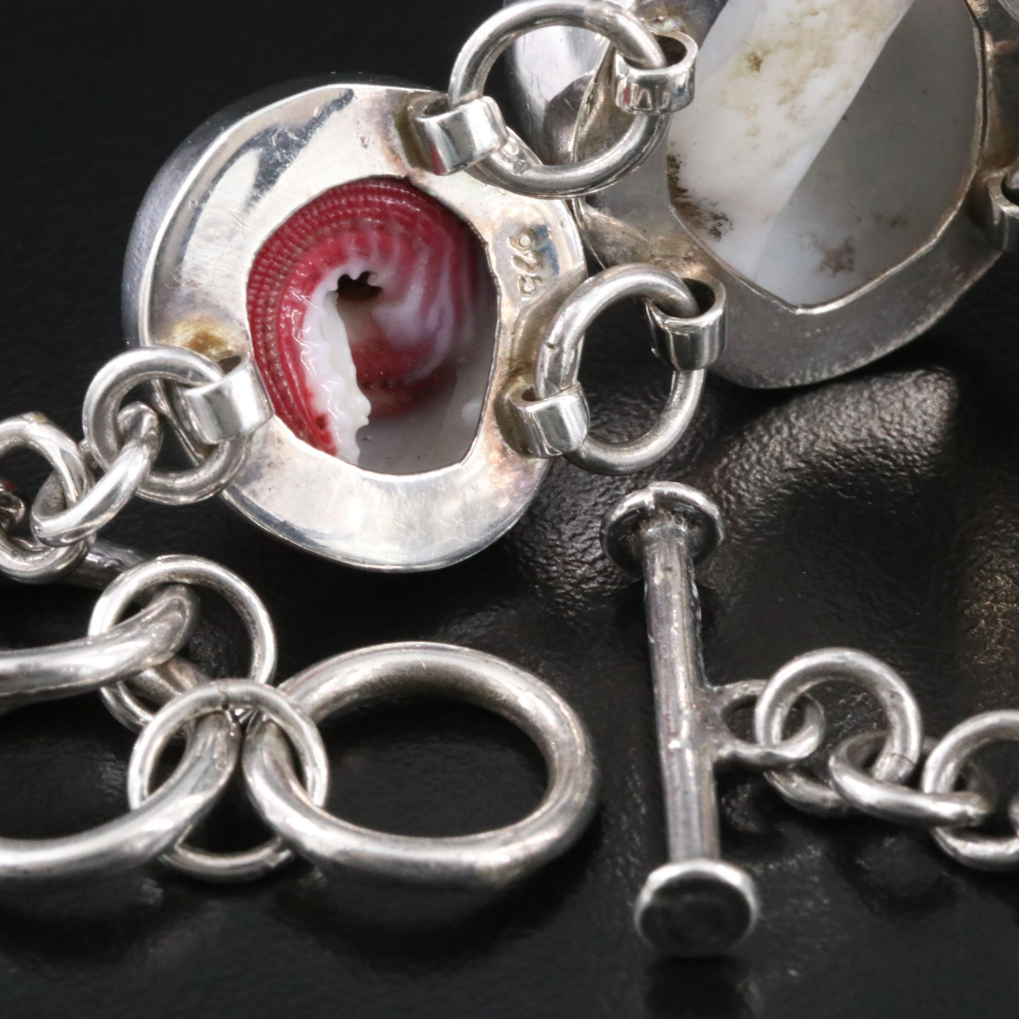 Sterling Multi Shell Bracelet