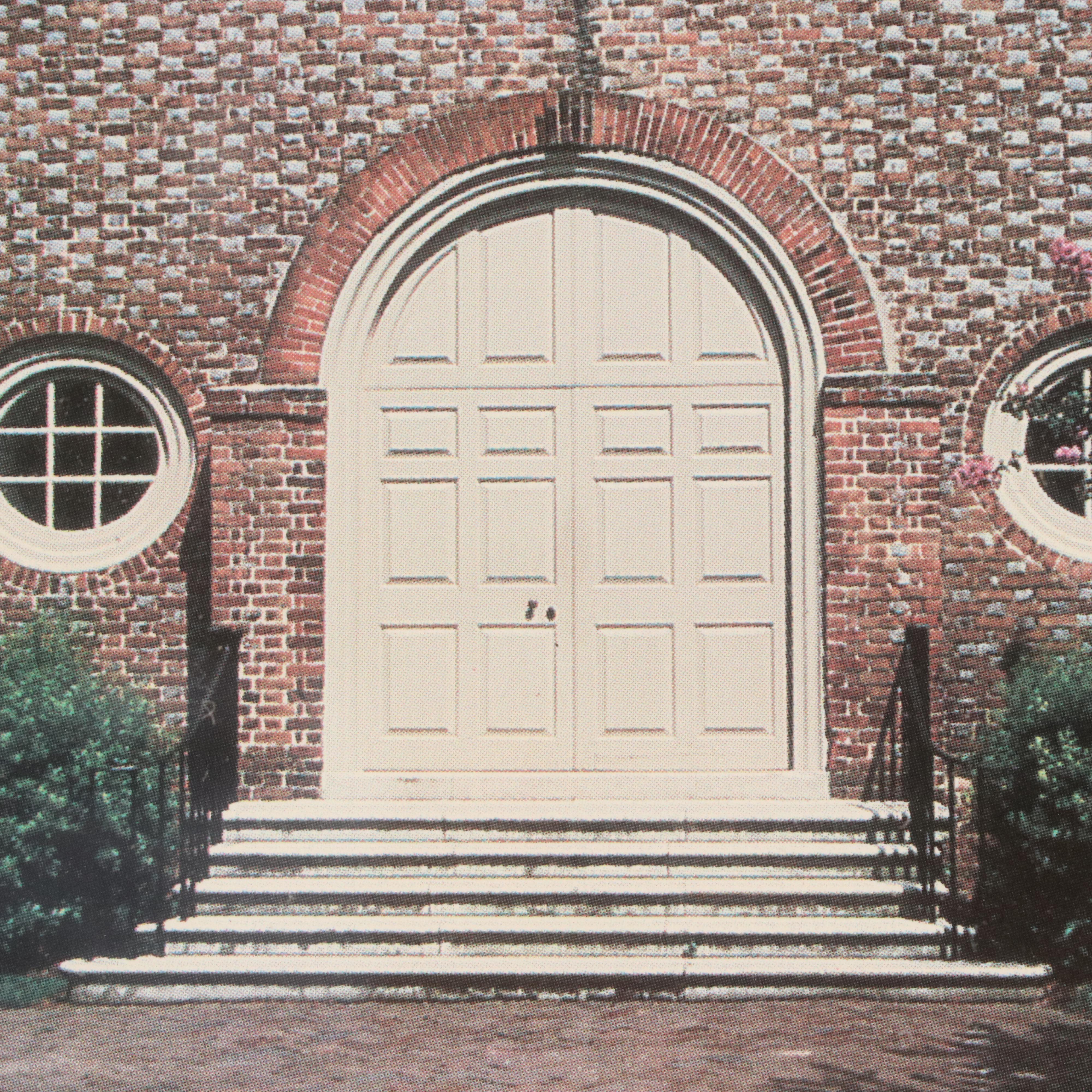 Offset Lithograph "Doors of William & Mary"