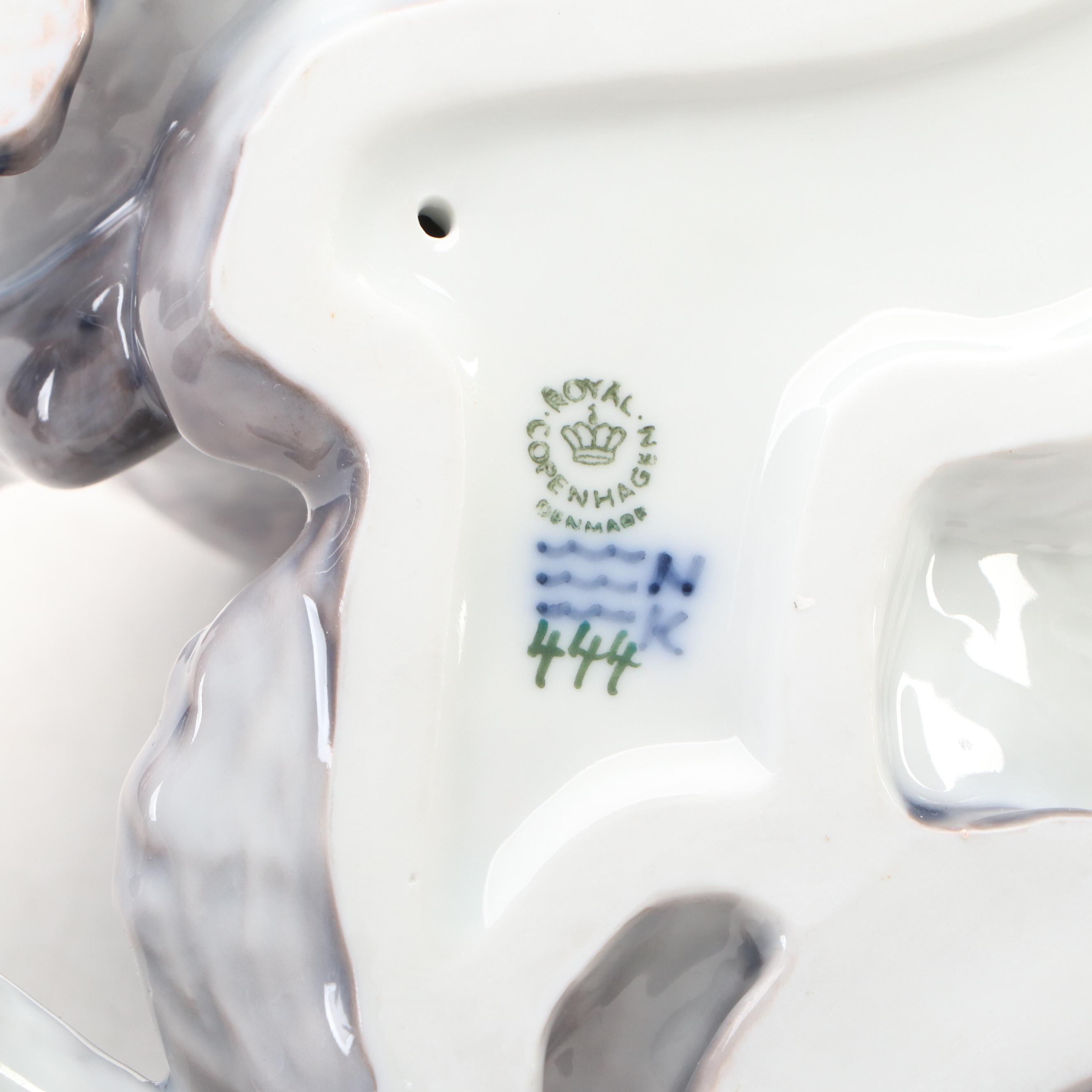 Royal Copenhagen Porcelain Owls, Arctic Foxes and Deer Figures