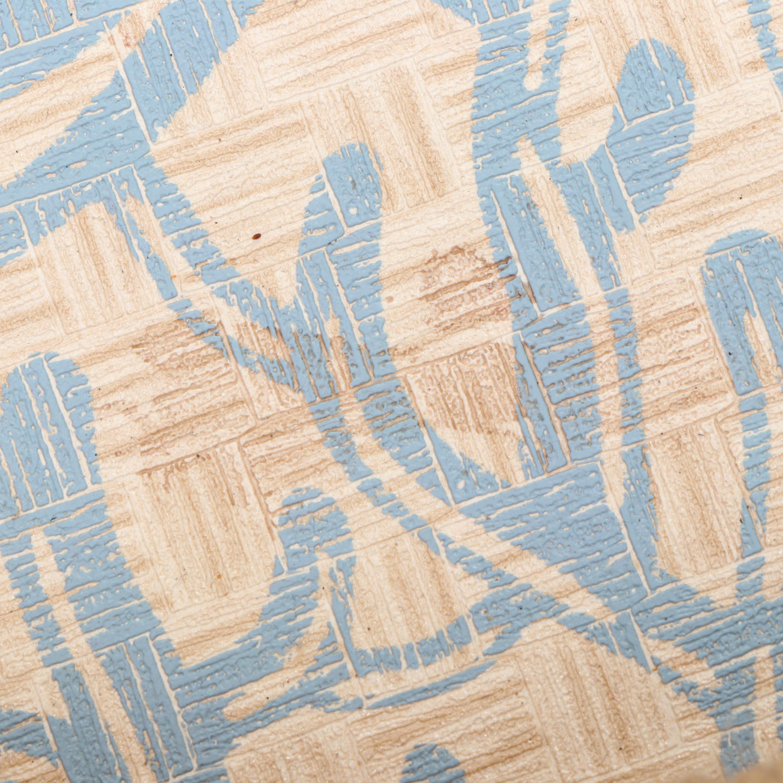 Sun and Sea Collection Tray with Other Metal Stylized Greek Key Square Bowl