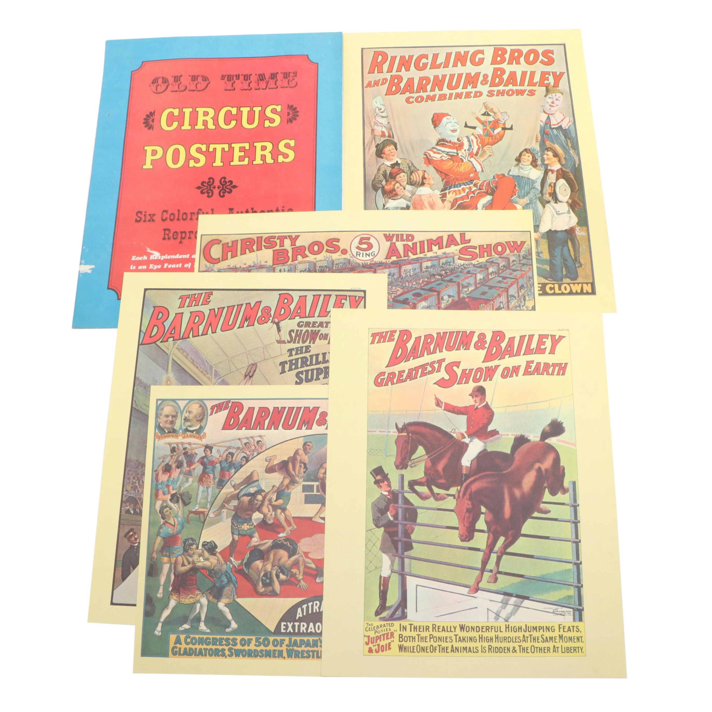 Barnum & Bailey with Other Reproduction Circus Posters