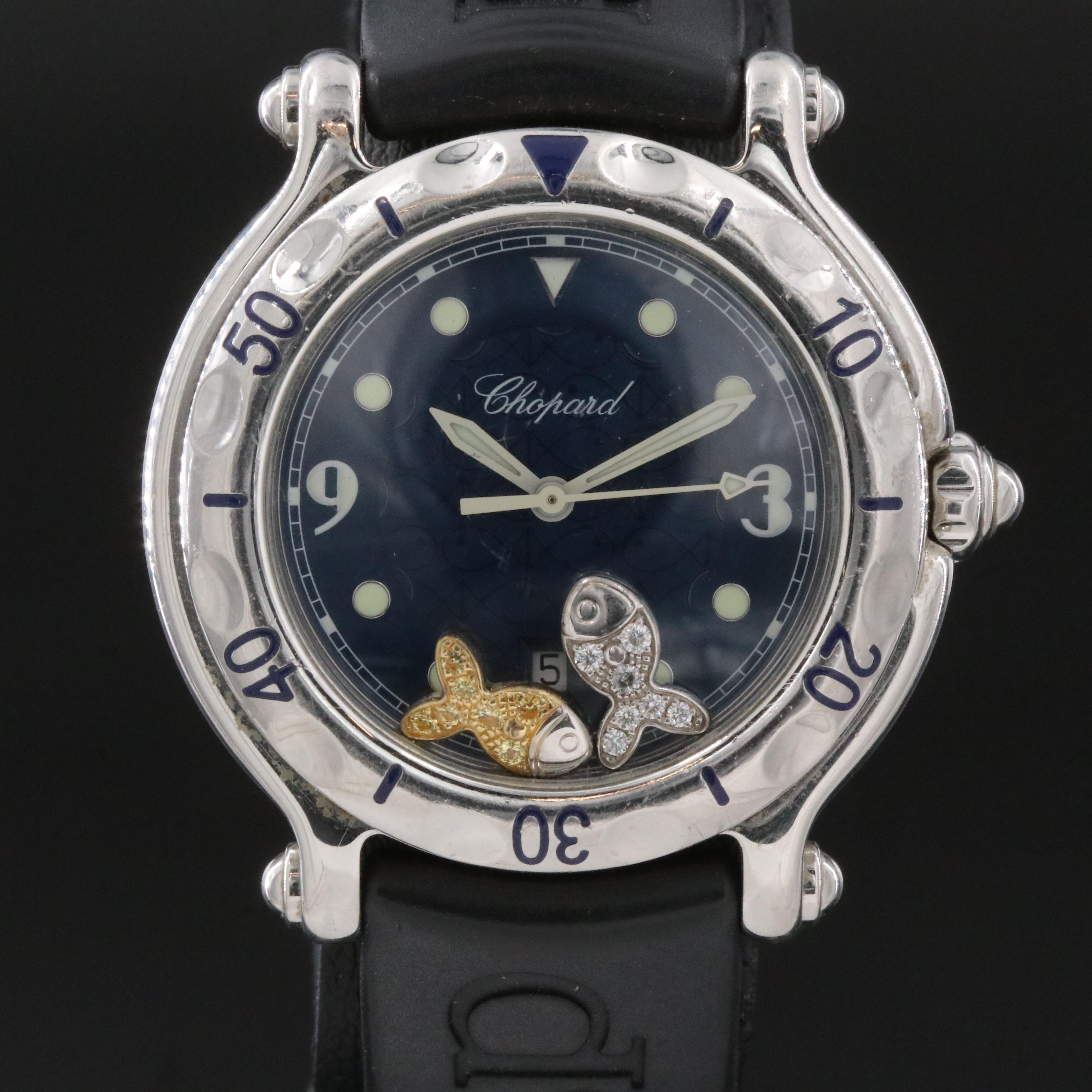 Chopard Happy Sport Fish Diamond Watch