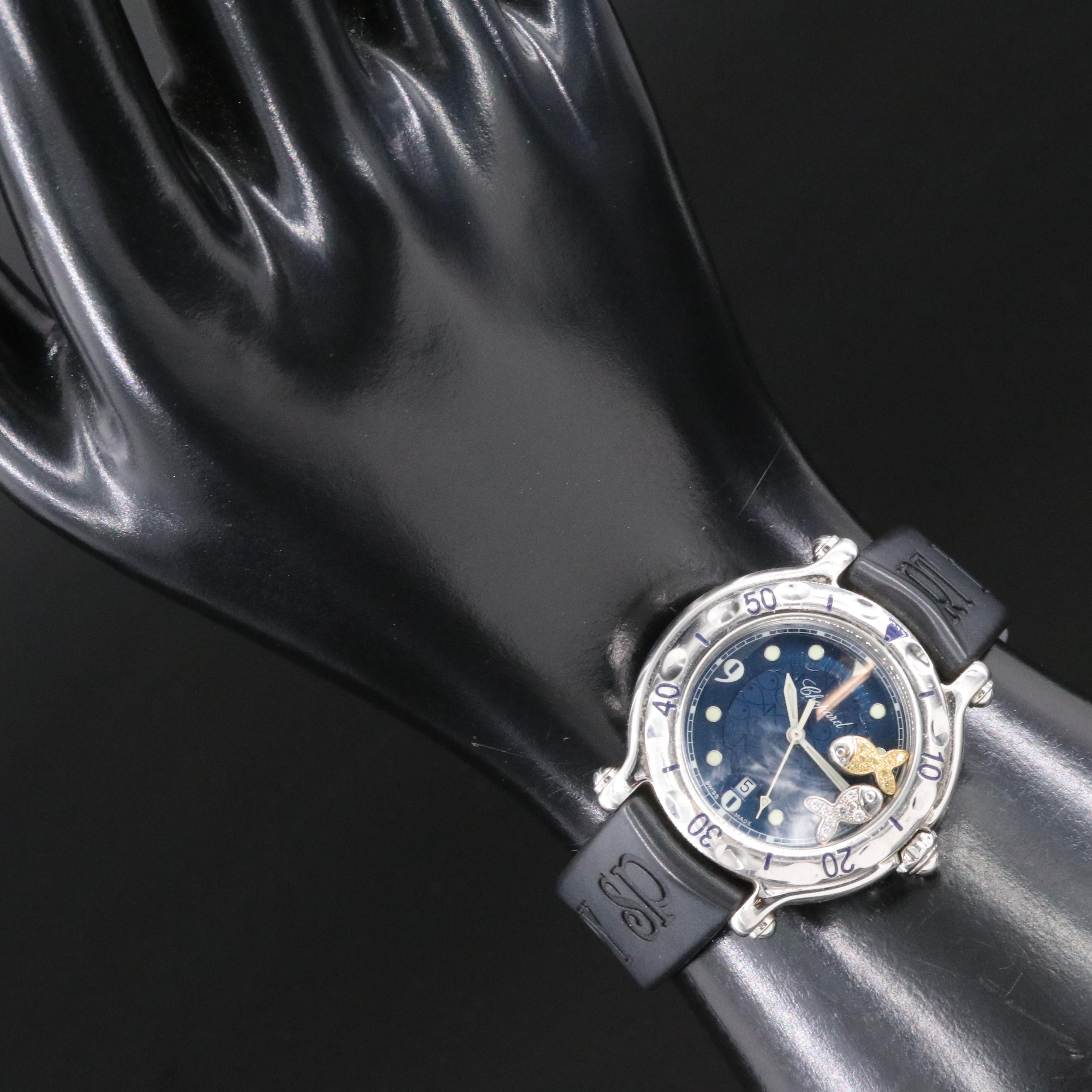 Chopard Happy Sport Fish Diamond Watch