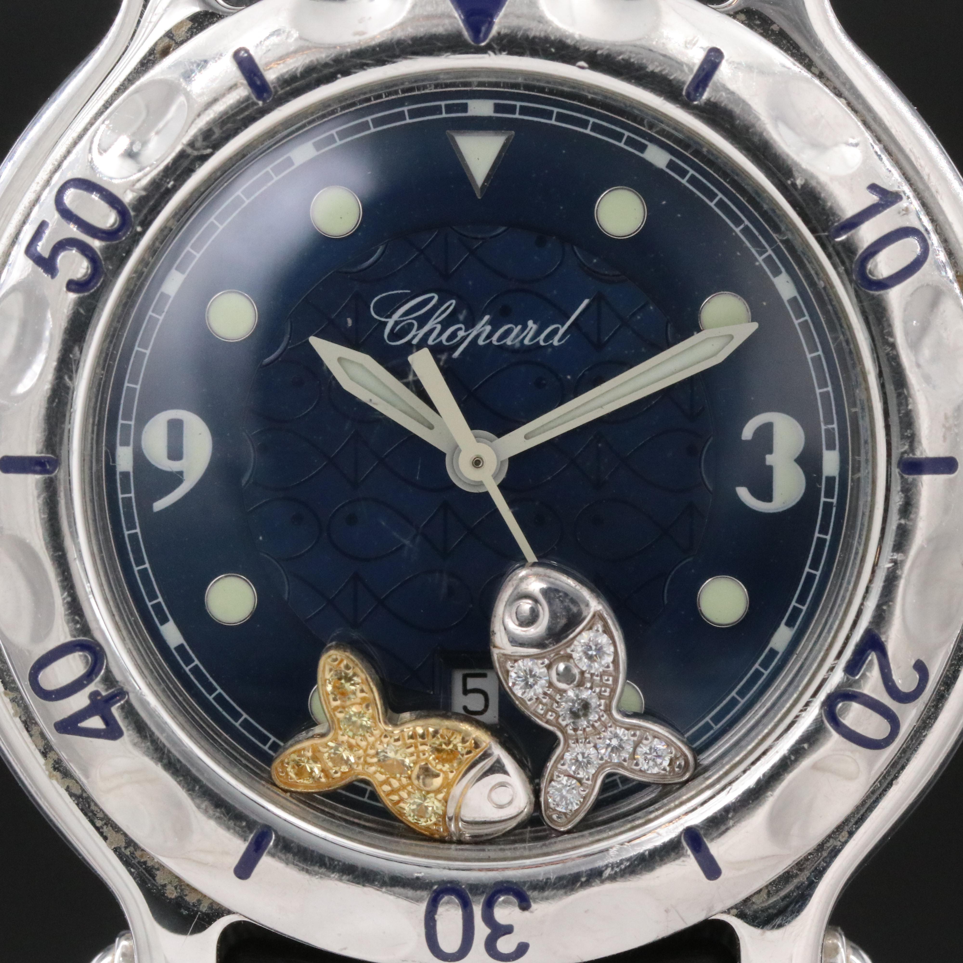 Chopard Happy Sport Fish Diamond Watch