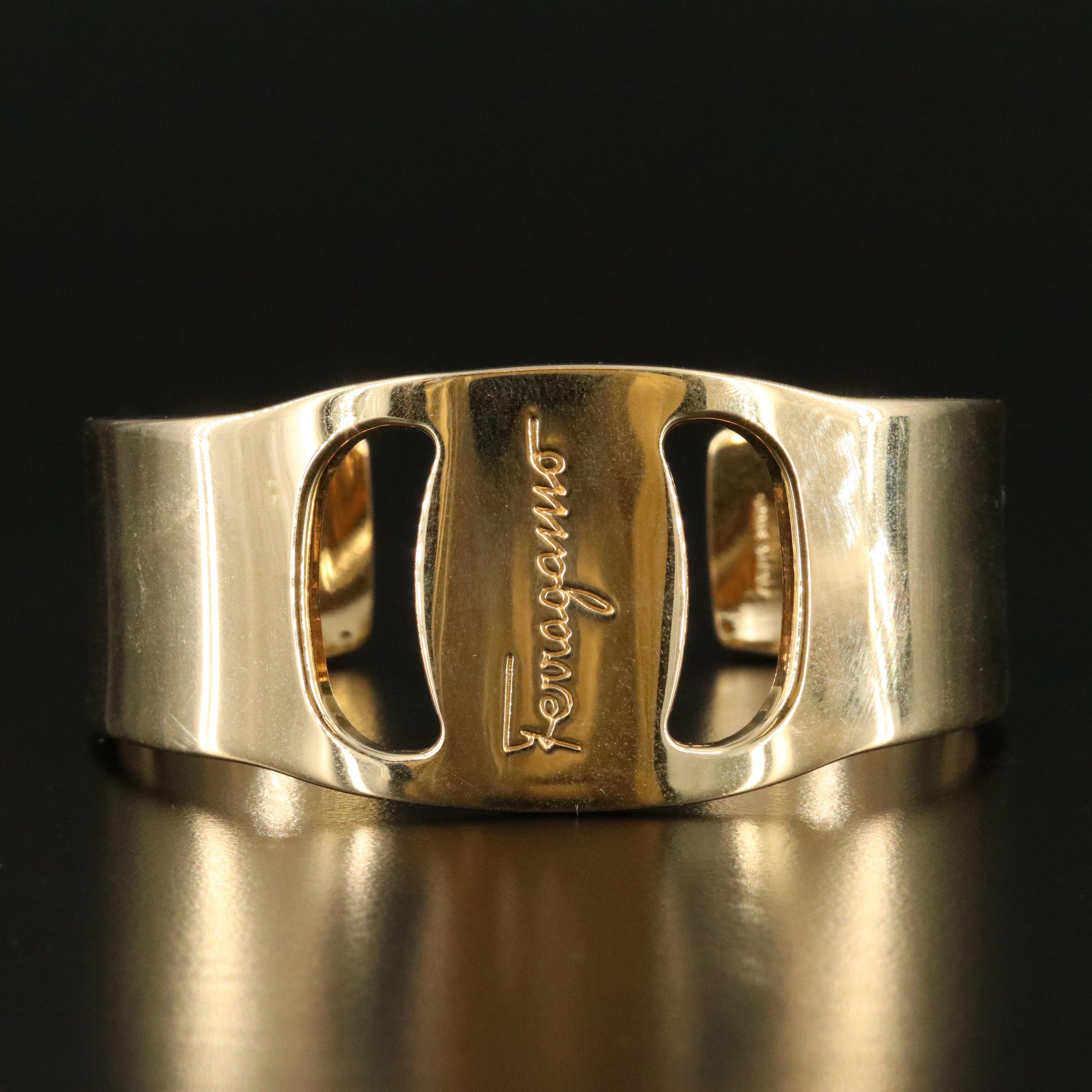 Ferragamo Signature Cuff Bracelet