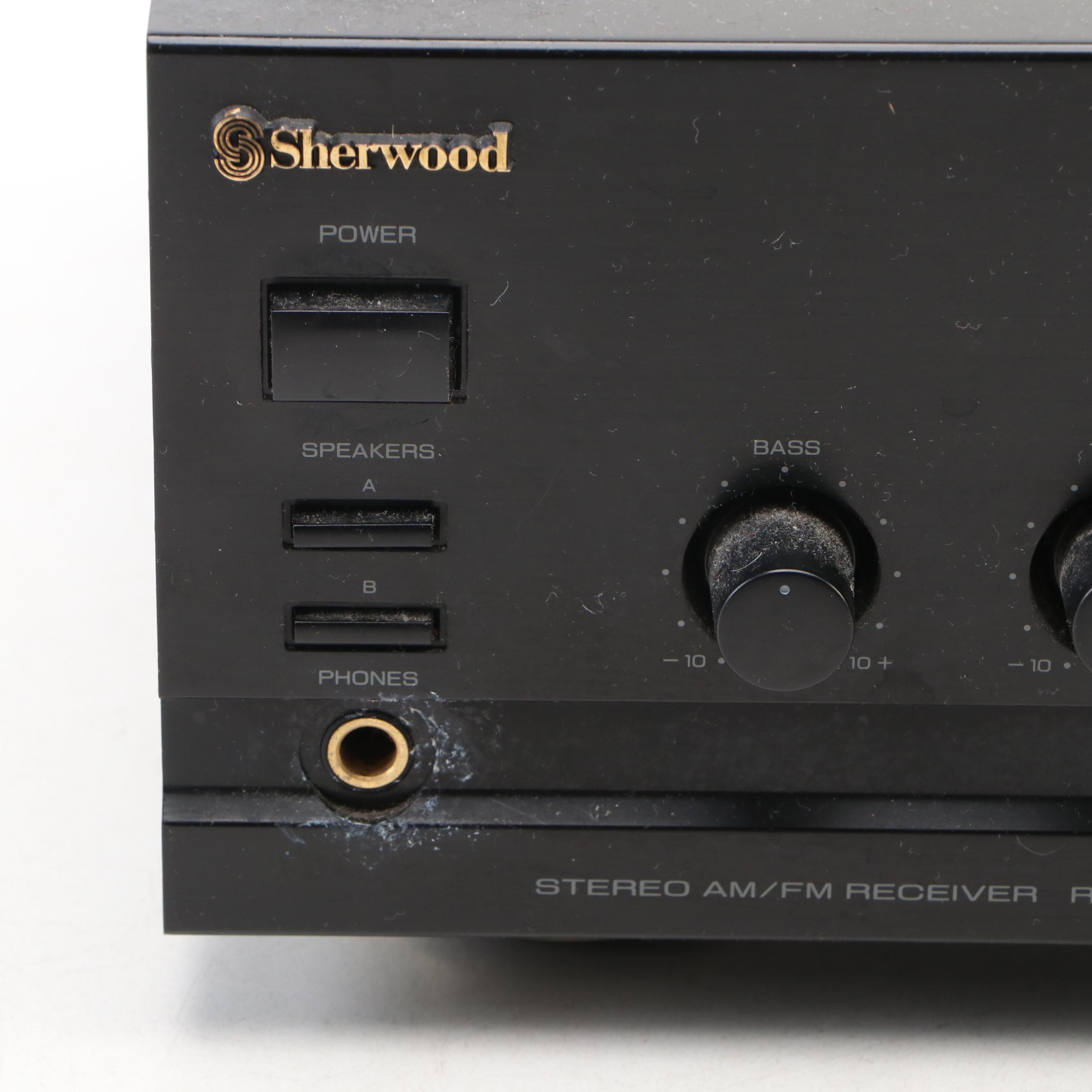 Sherwood RX-1010 Stereo AM/FM Receiver, Late 20th Century