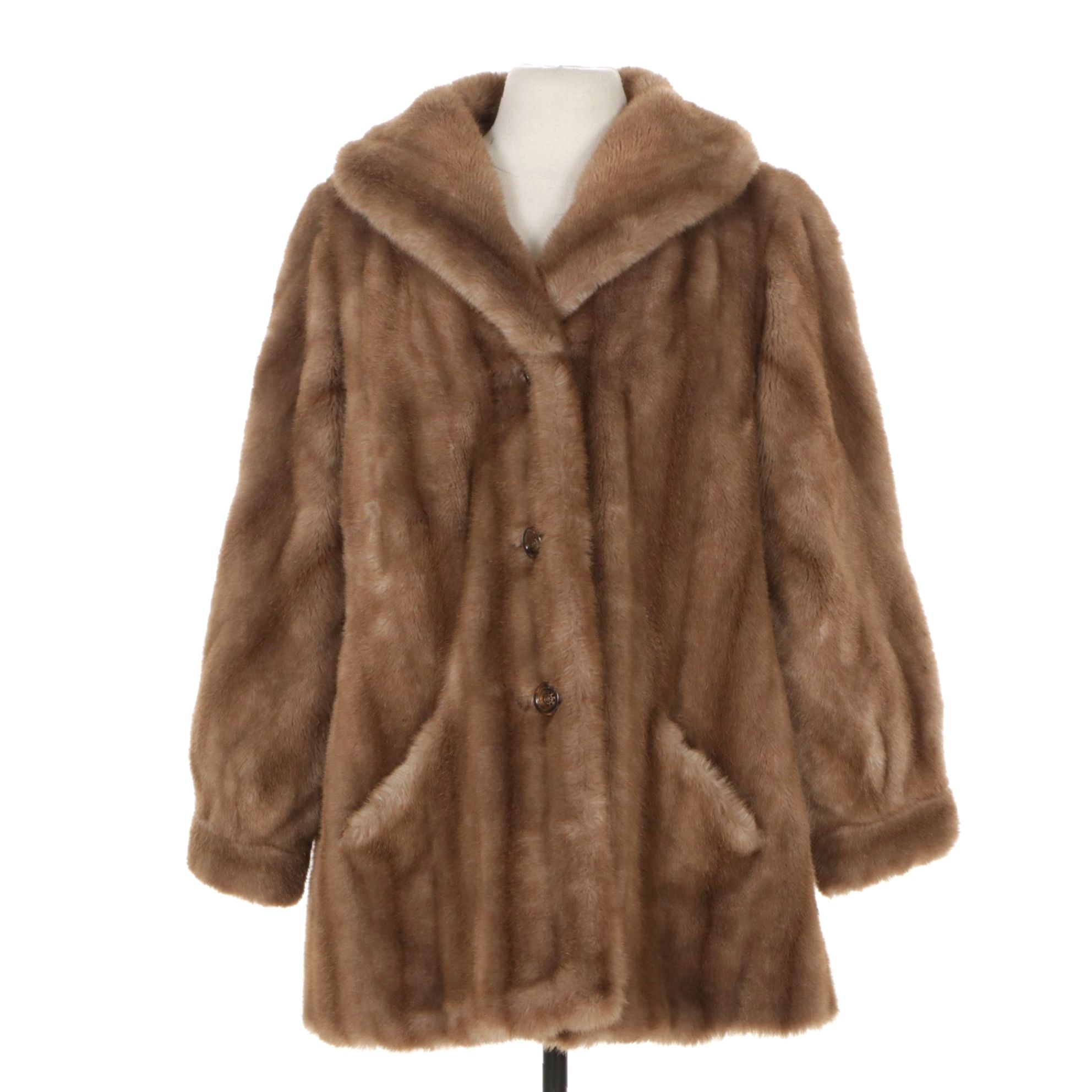 Minçara for Russel Taylor Faux Fur Coat