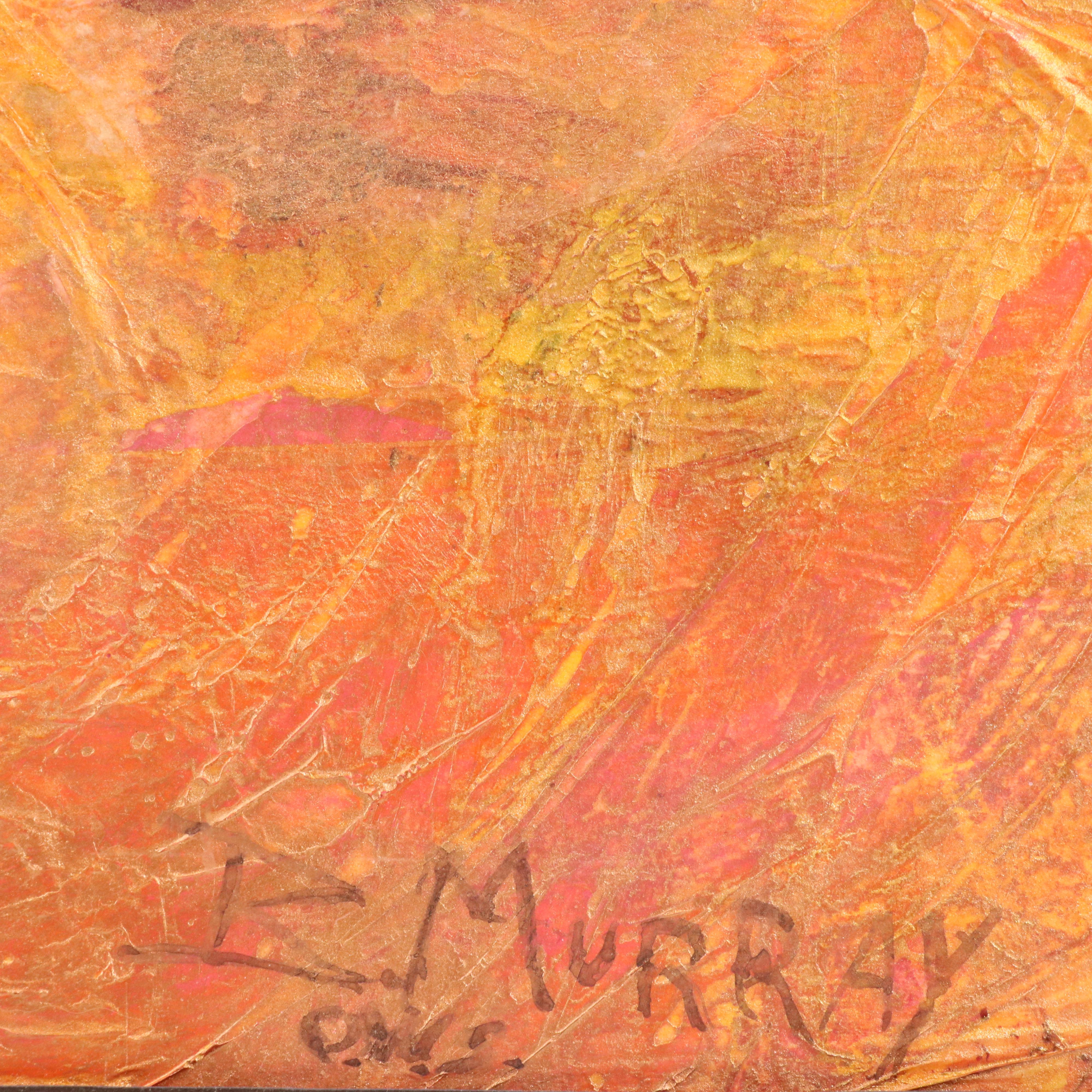 Betty Murray Mixed Media Painting "Boats of the Nile"