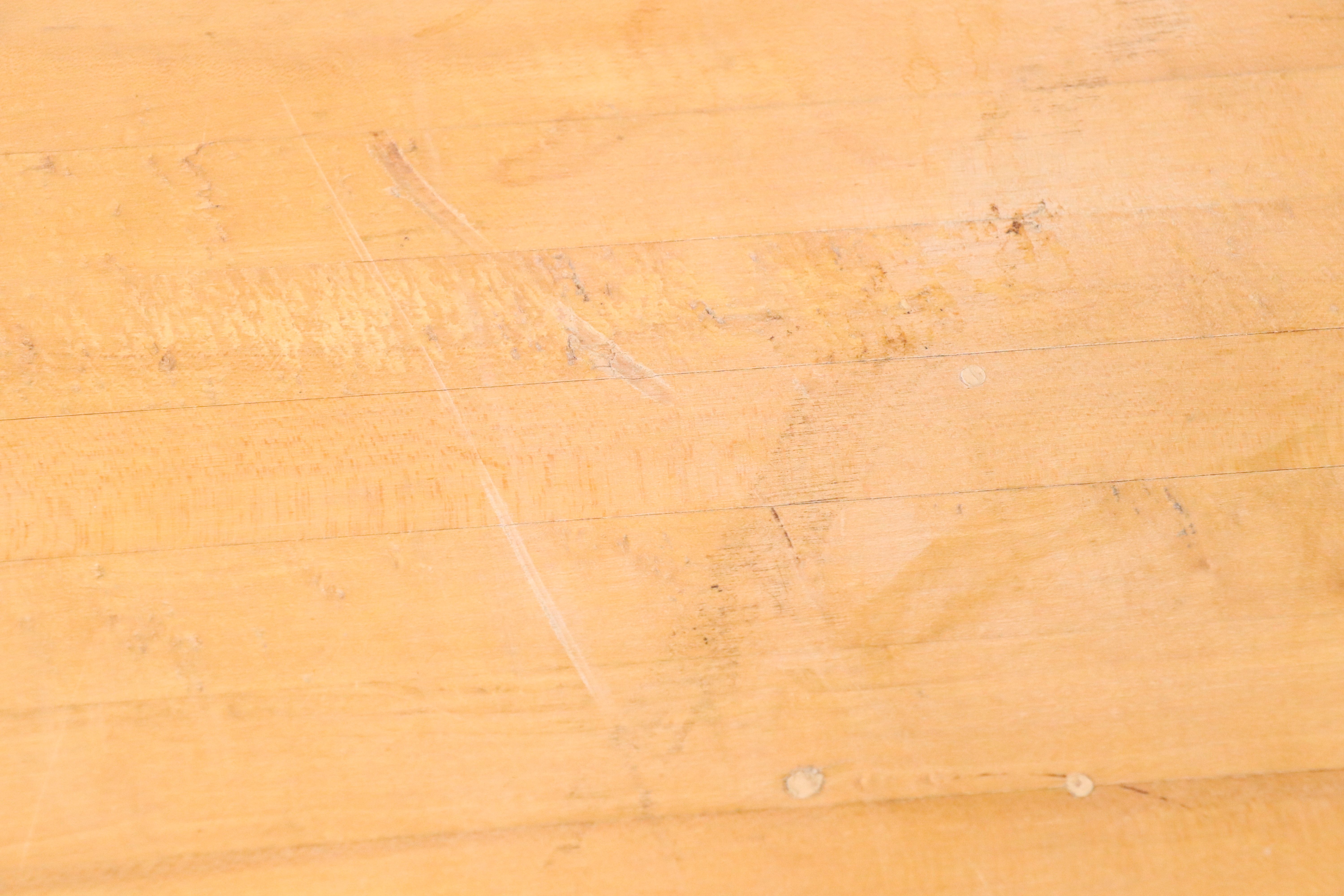 Mid Century Modern Pedestal Bistro Table with Maple Top