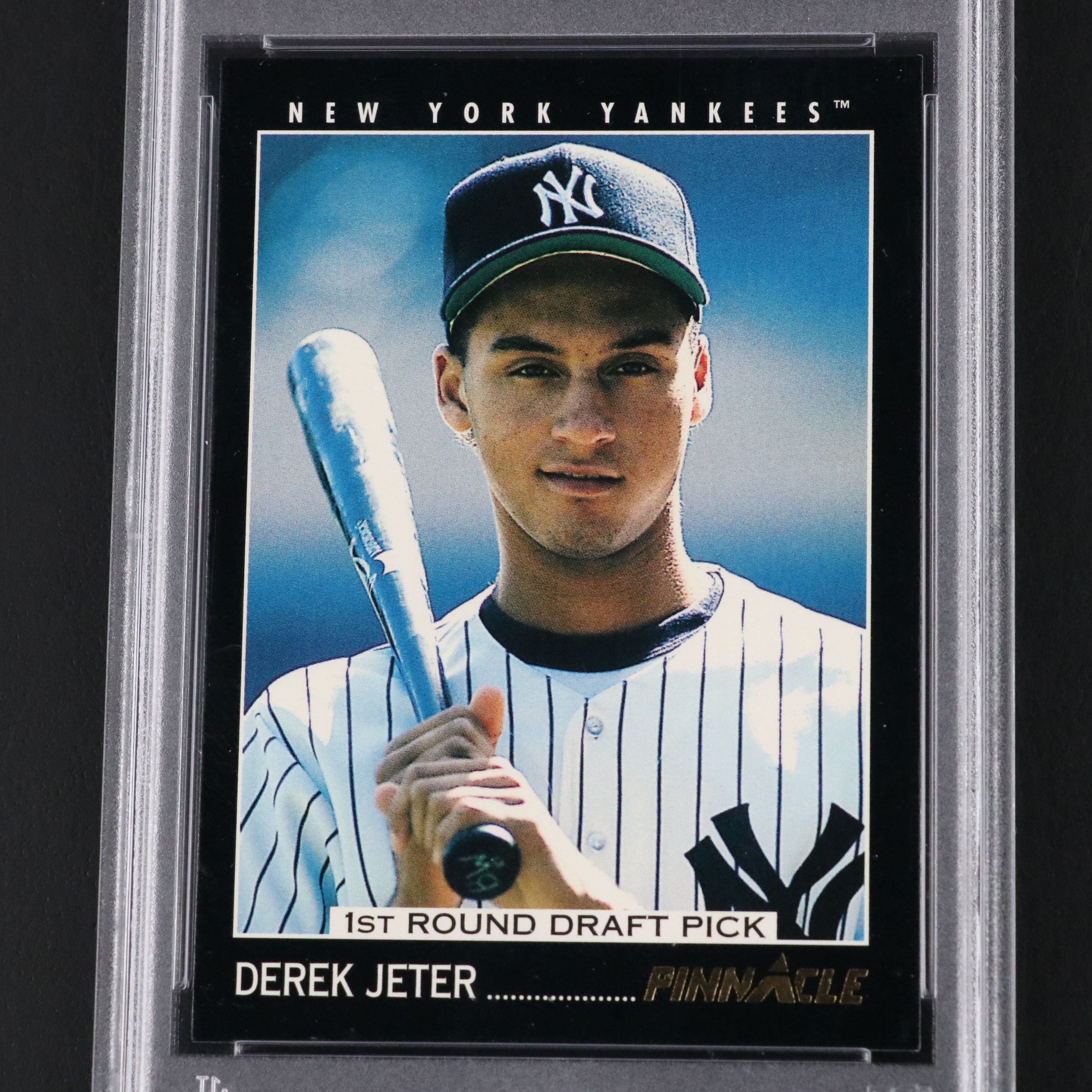 1993 Pinnacle Derek Jeter New York Yankees Rookie Card Graded PSA 9