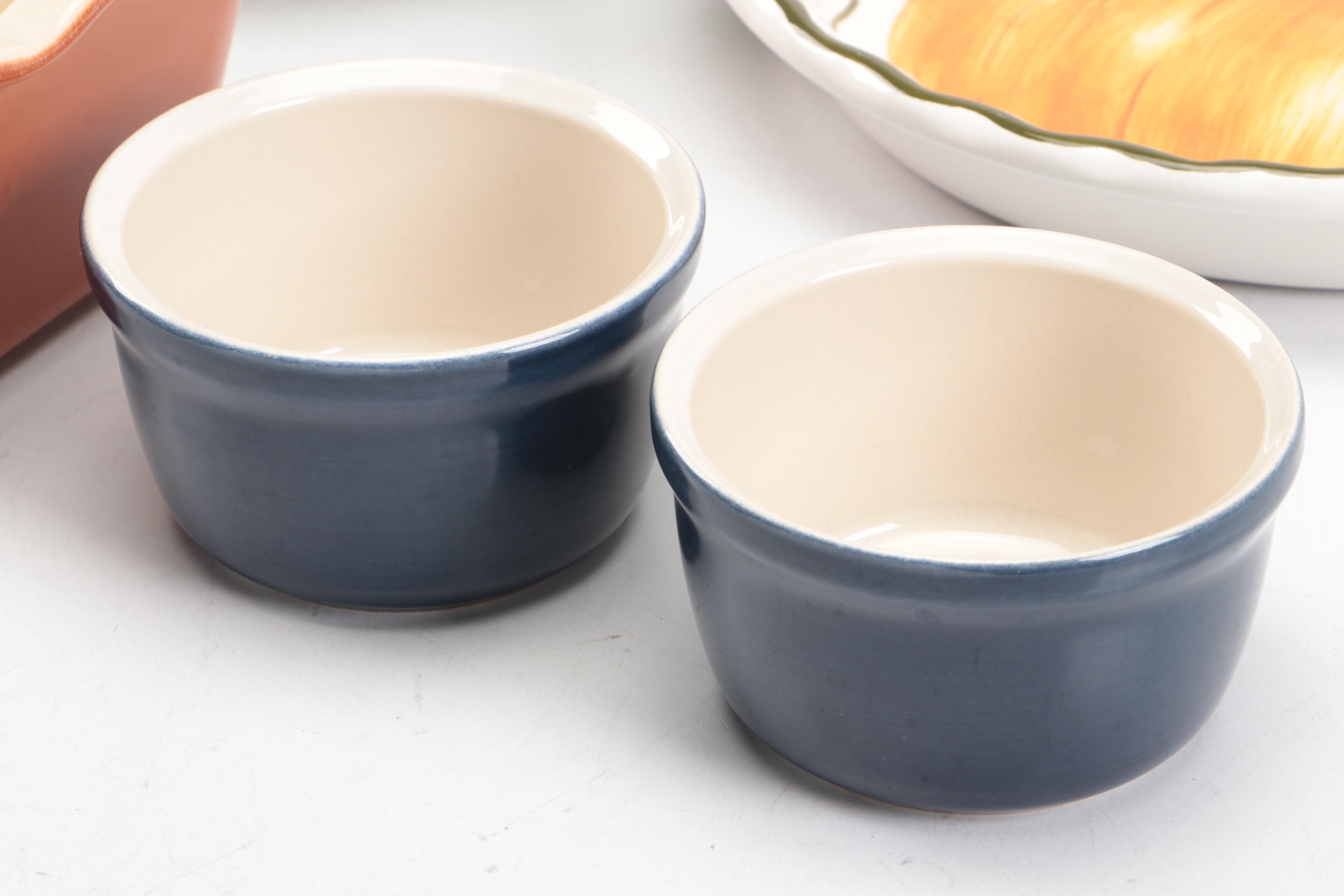 Emile Henry and Williams-Sonoma Ceramic Pie Pans, Ramekins, and Other Bakeware