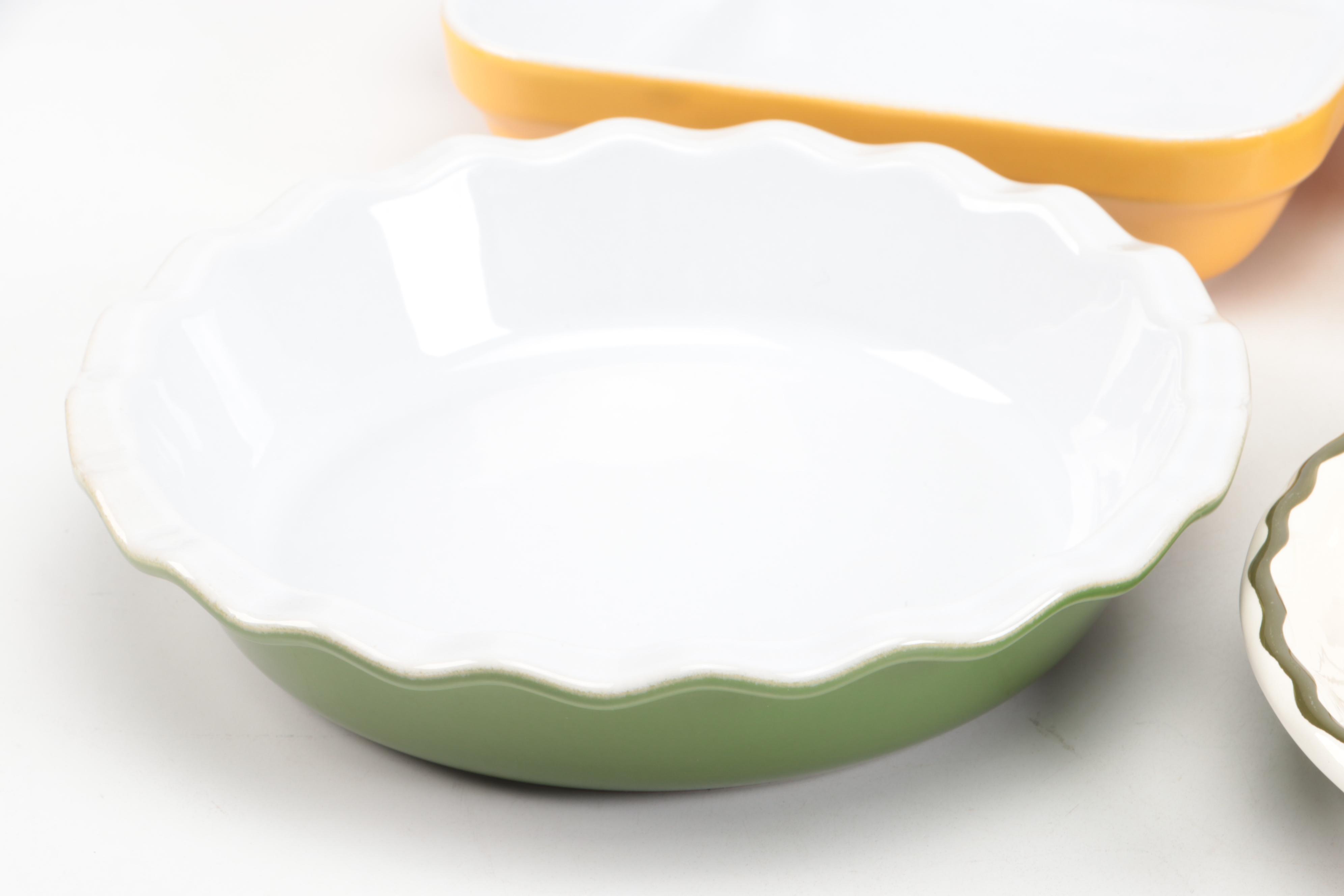 Emile Henry and Williams-Sonoma Ceramic Pie Pans, Ramekins, and Other Bakeware
