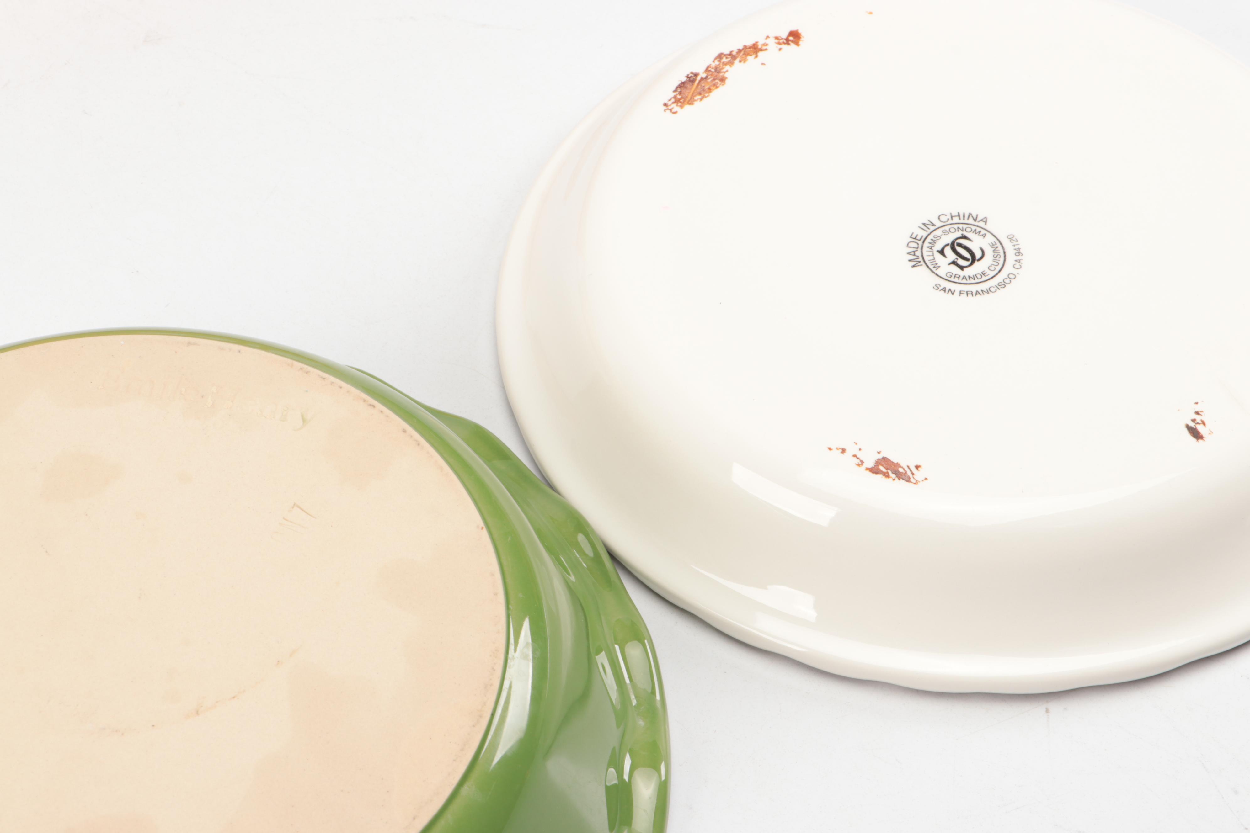 Emile Henry and Williams-Sonoma Ceramic Pie Pans, Ramekins, and Other Bakeware