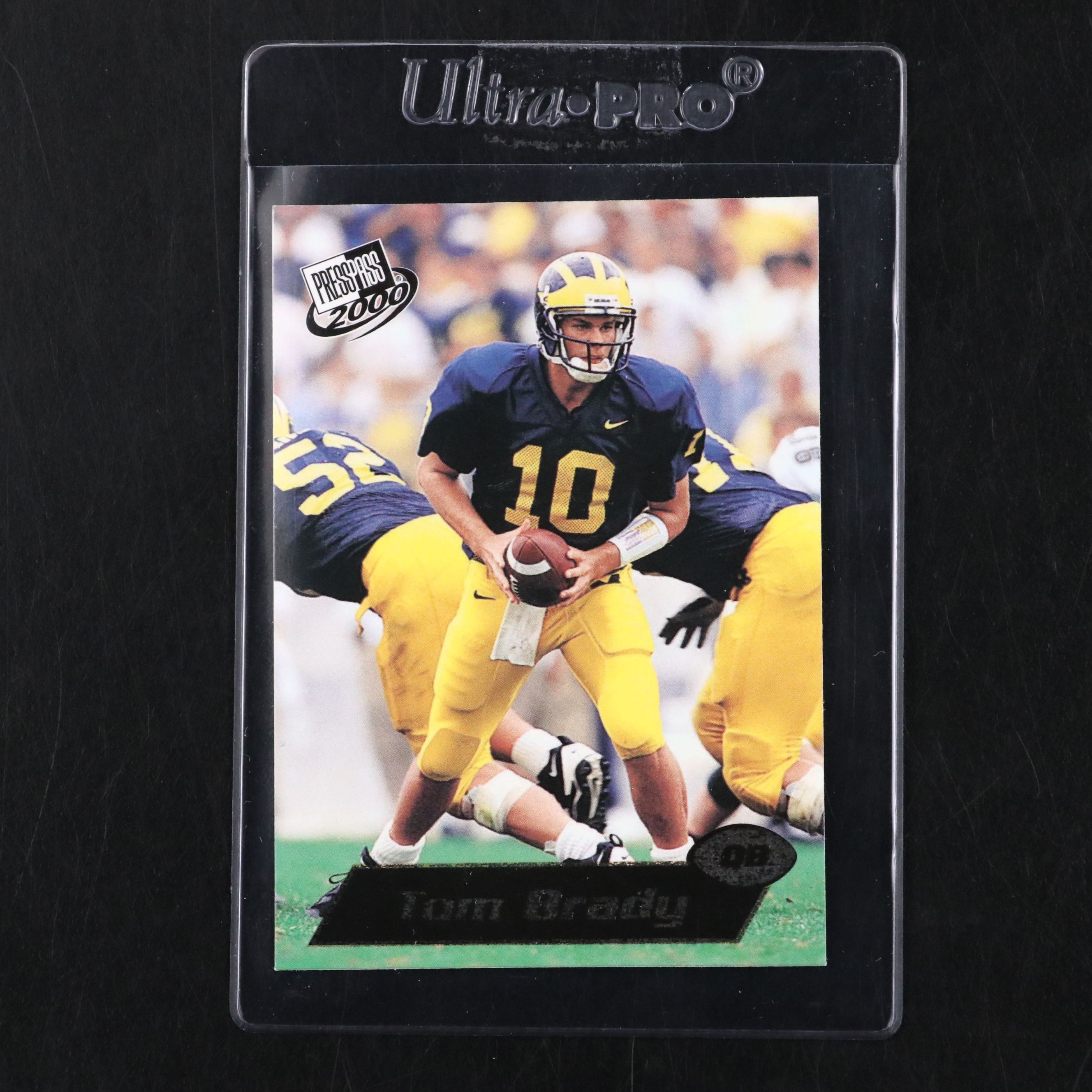 2000 Press Pass Tom Brady Rookie Football Card