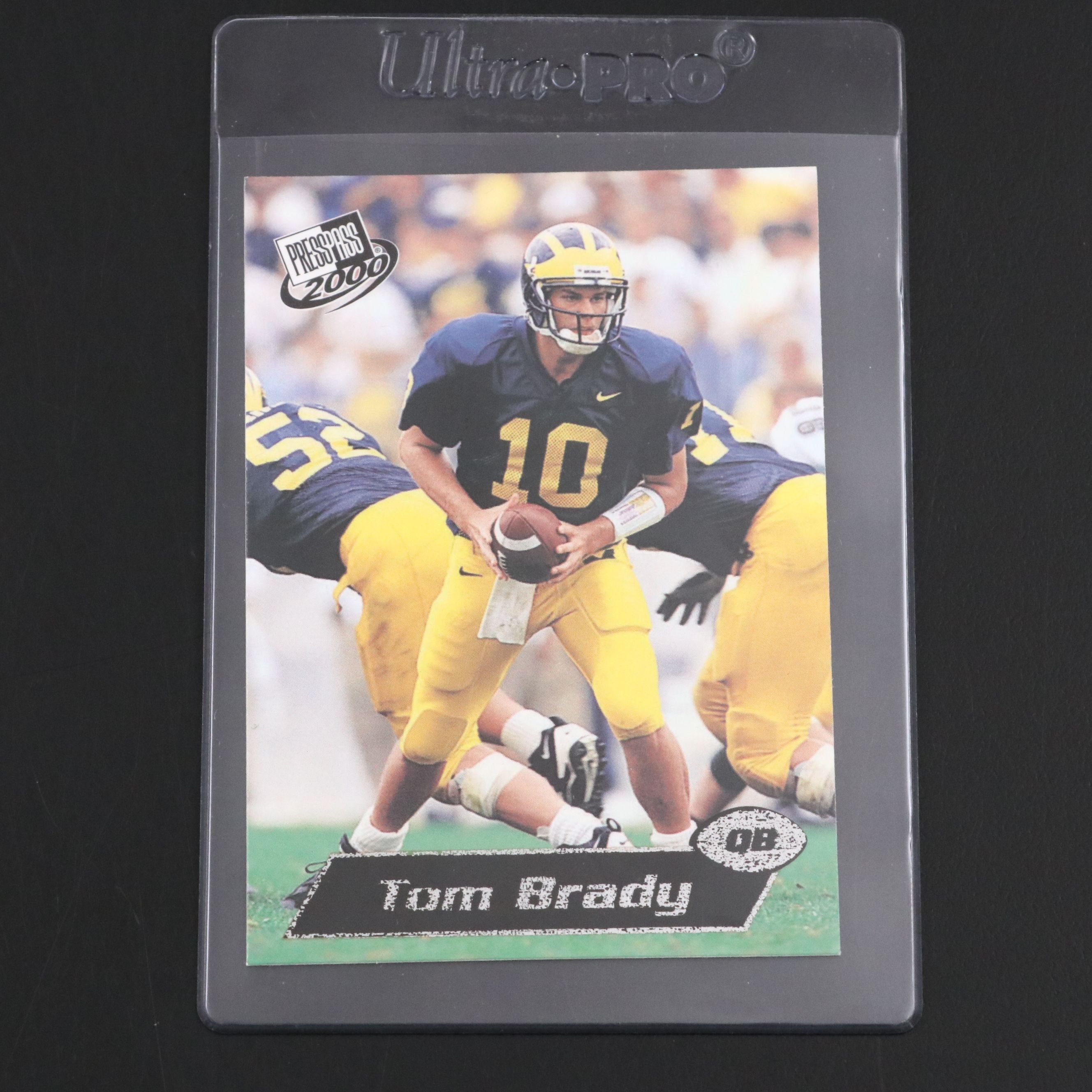 2000 Press Pass Tom Brady Rookie Football Card