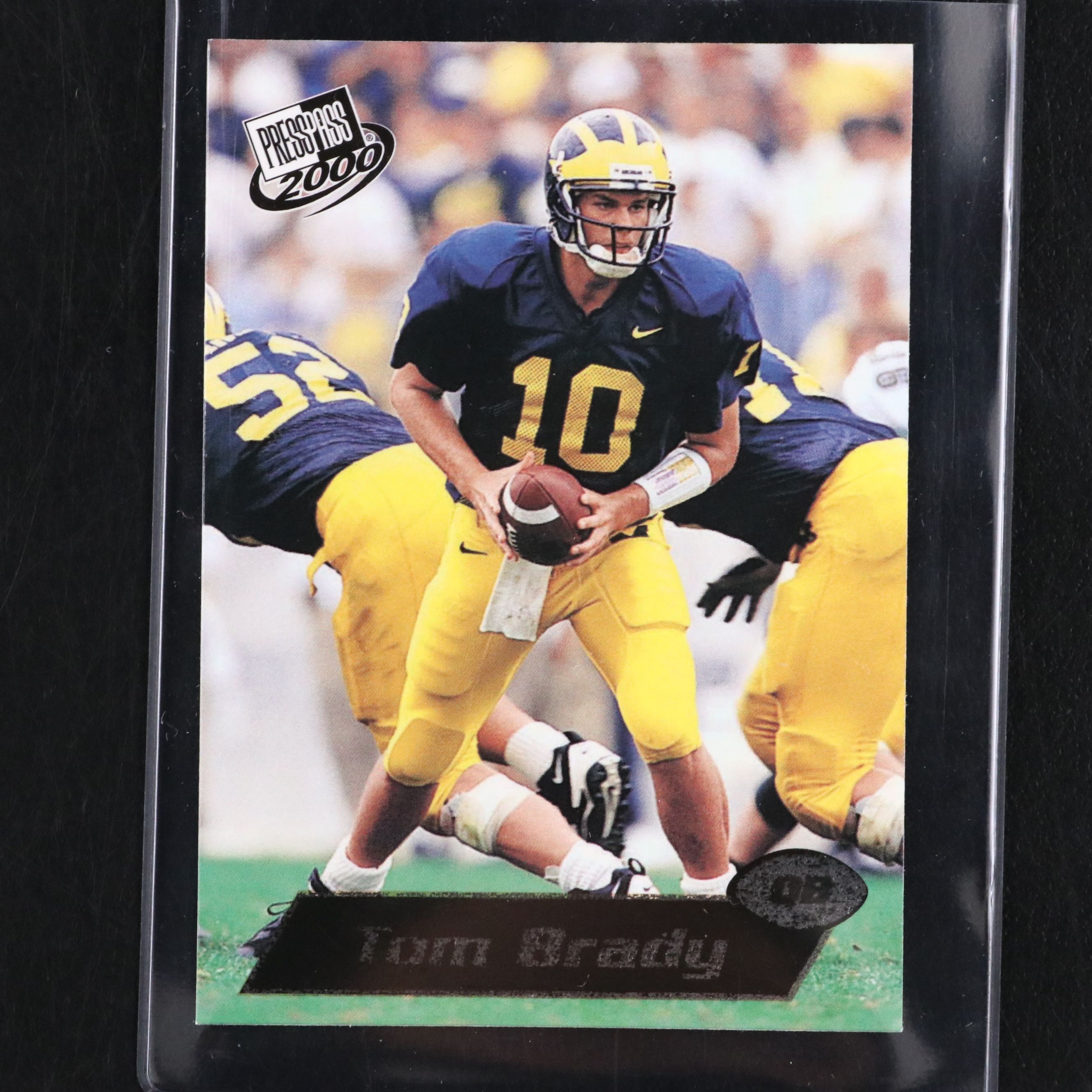 2000 Press Pass Tom Brady Rookie Football Card