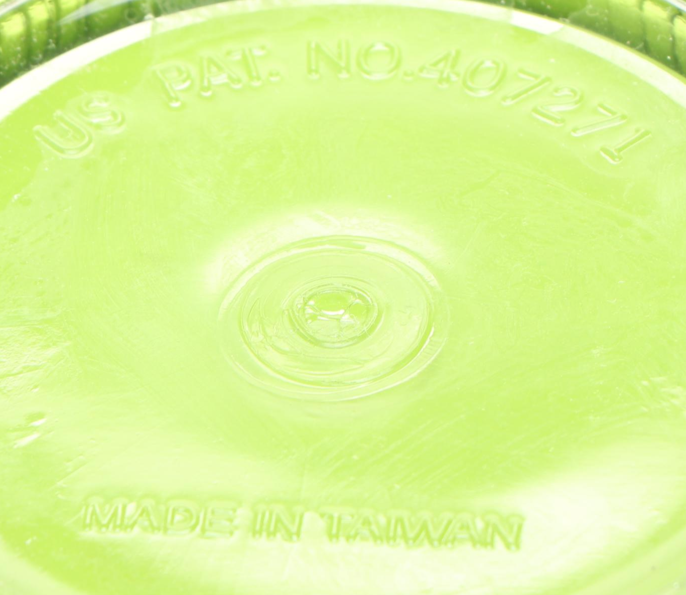 Set of Six Faux Bamboo Green Cased Plastic Tumblers