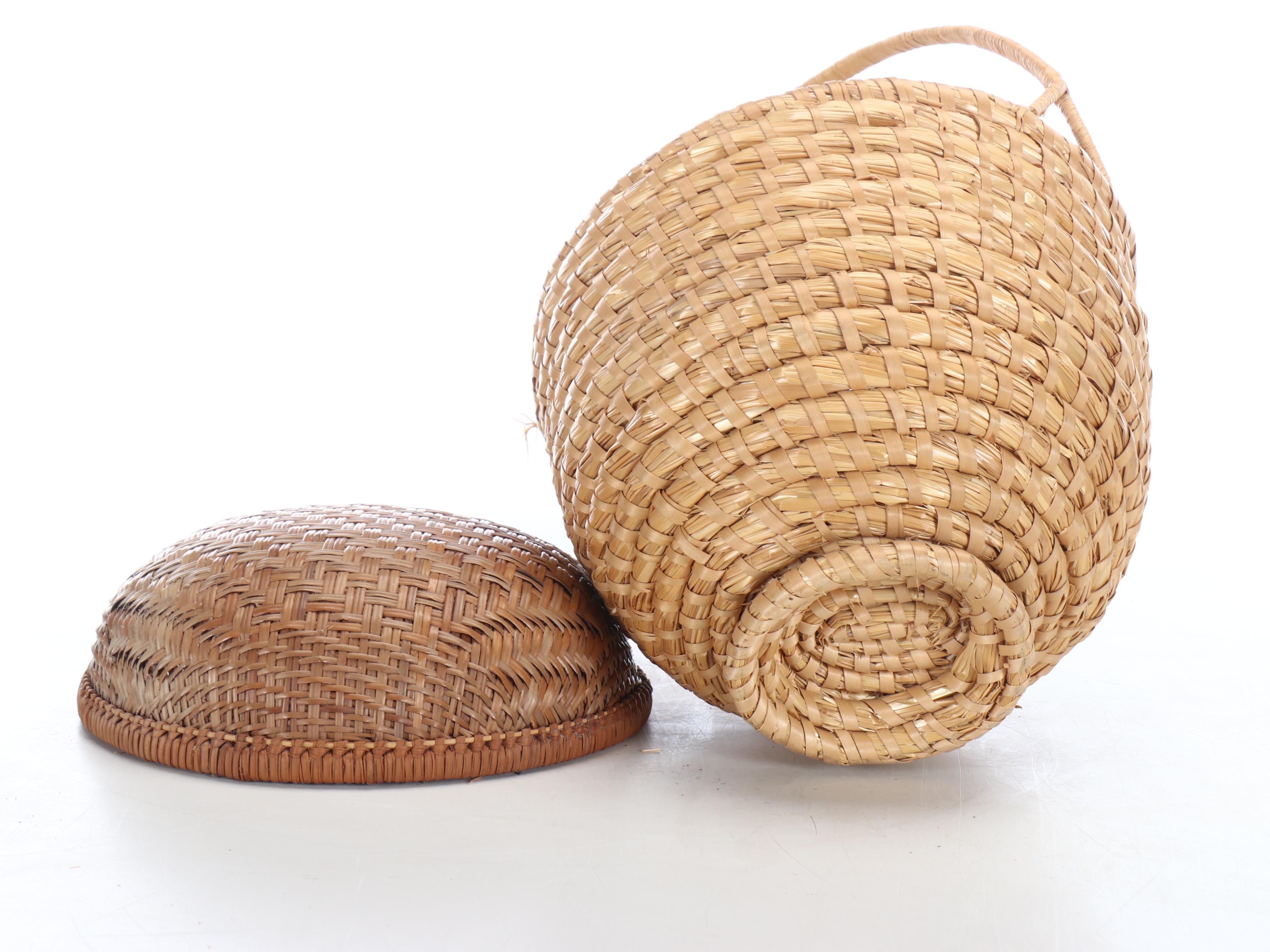 Southeast Asian Style Wedding Tiffin with Other Basket, 20th Century