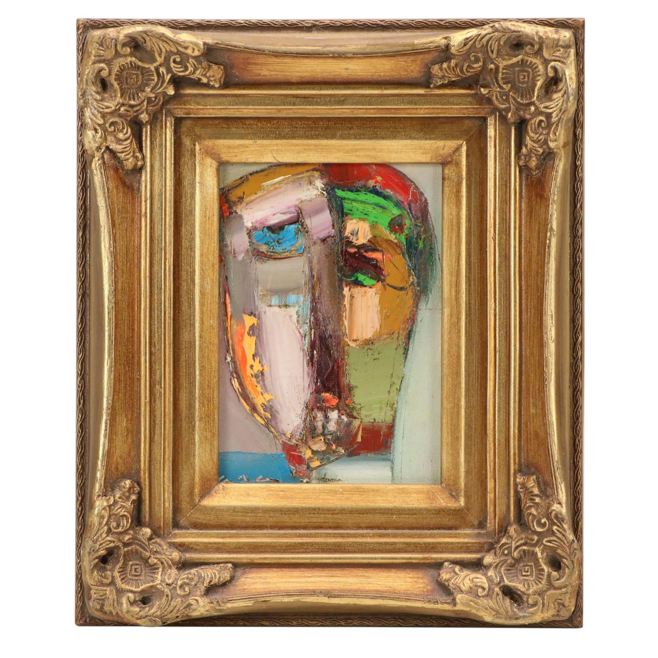 Anastasiya Kimachenko Abstract Portrait Oil Painting, 21st Century