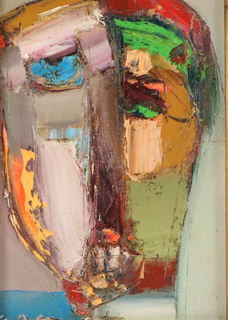 Anastasiya Kimachenko Abstract Portrait Oil Painting, 21st Century