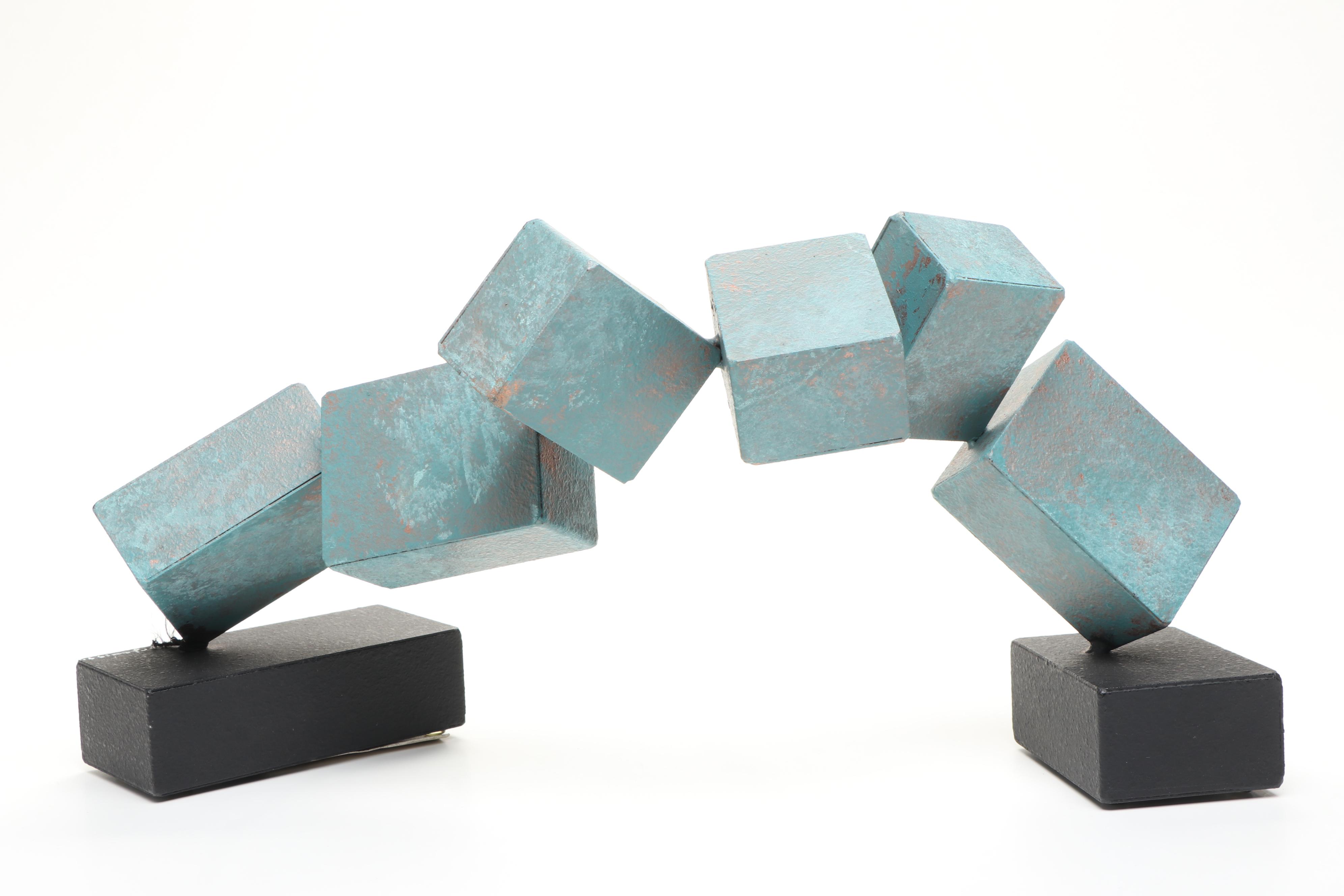 Artisan House, Inc. "Freeze Frame" Metal Sculpture with Toyo Bronze Candlestick