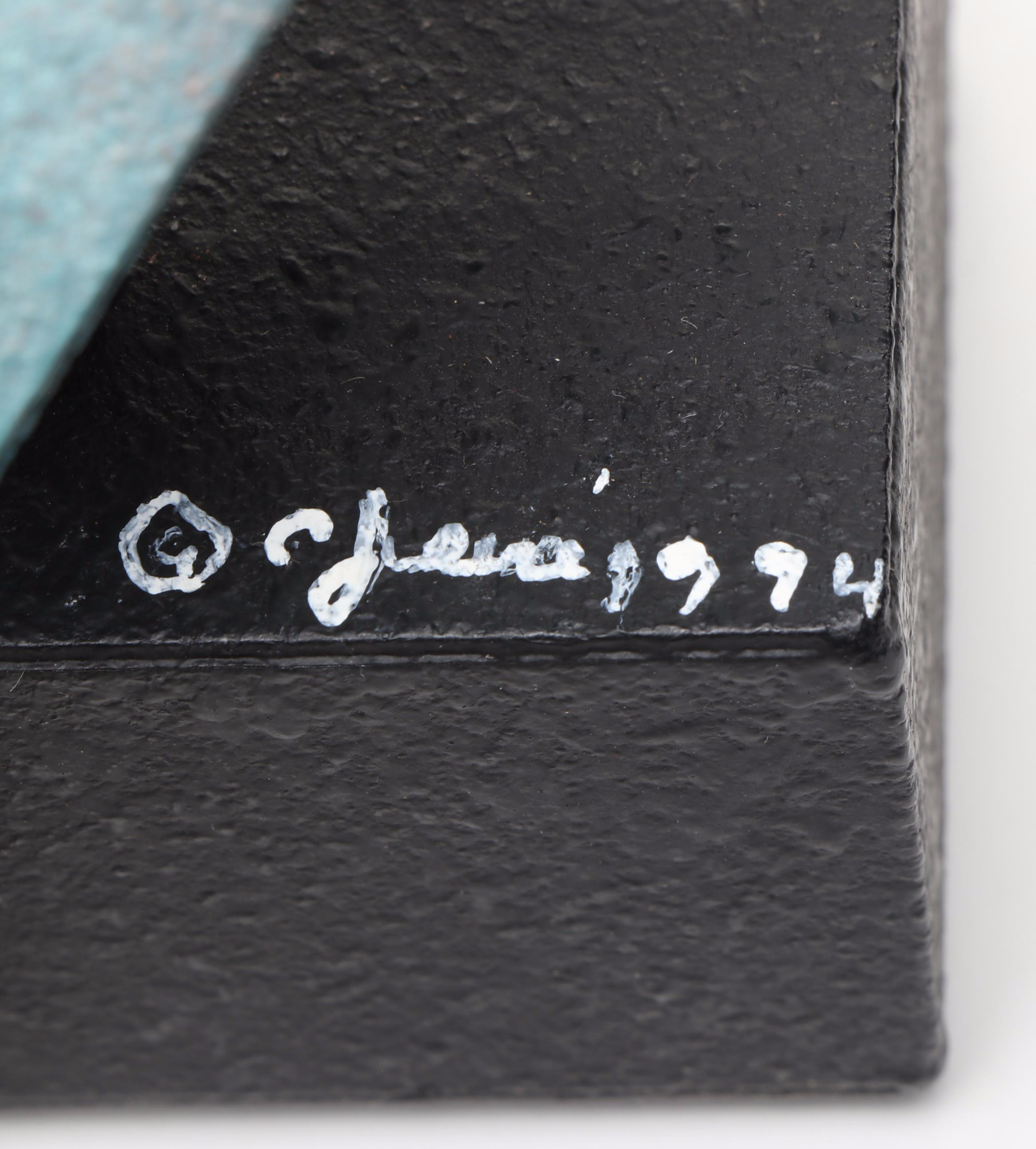 Artisan House, Inc. "Freeze Frame" Metal Sculpture with Toyo Bronze Candlestick