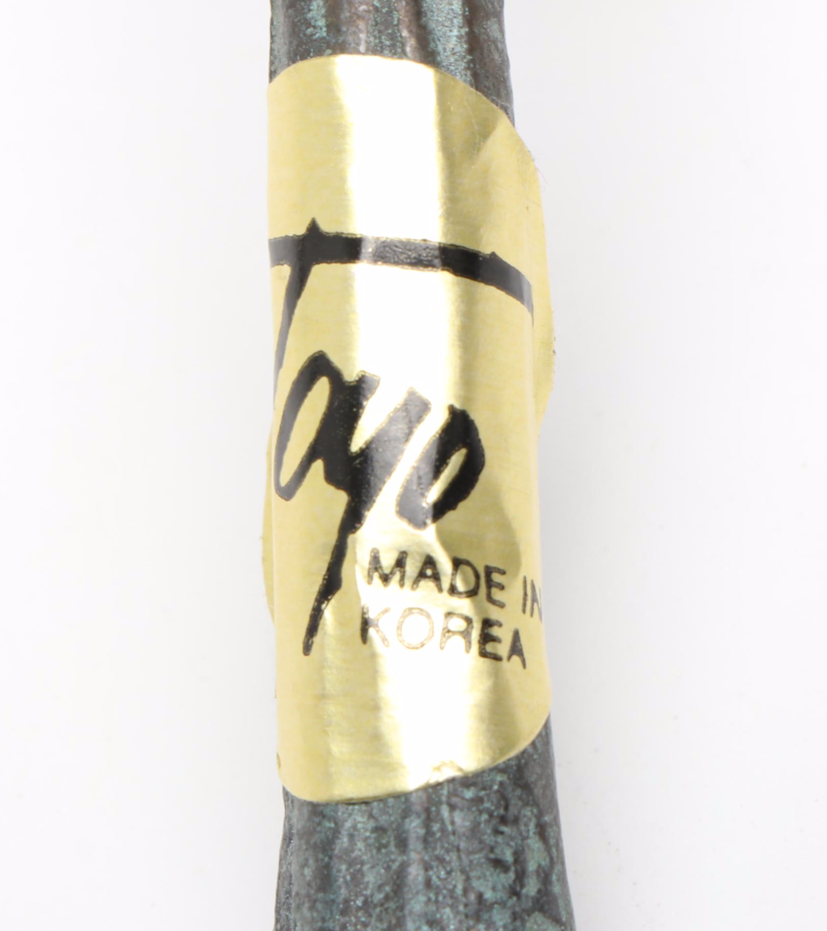 Artisan House, Inc. "Freeze Frame" Metal Sculpture with Toyo Bronze Candlestick