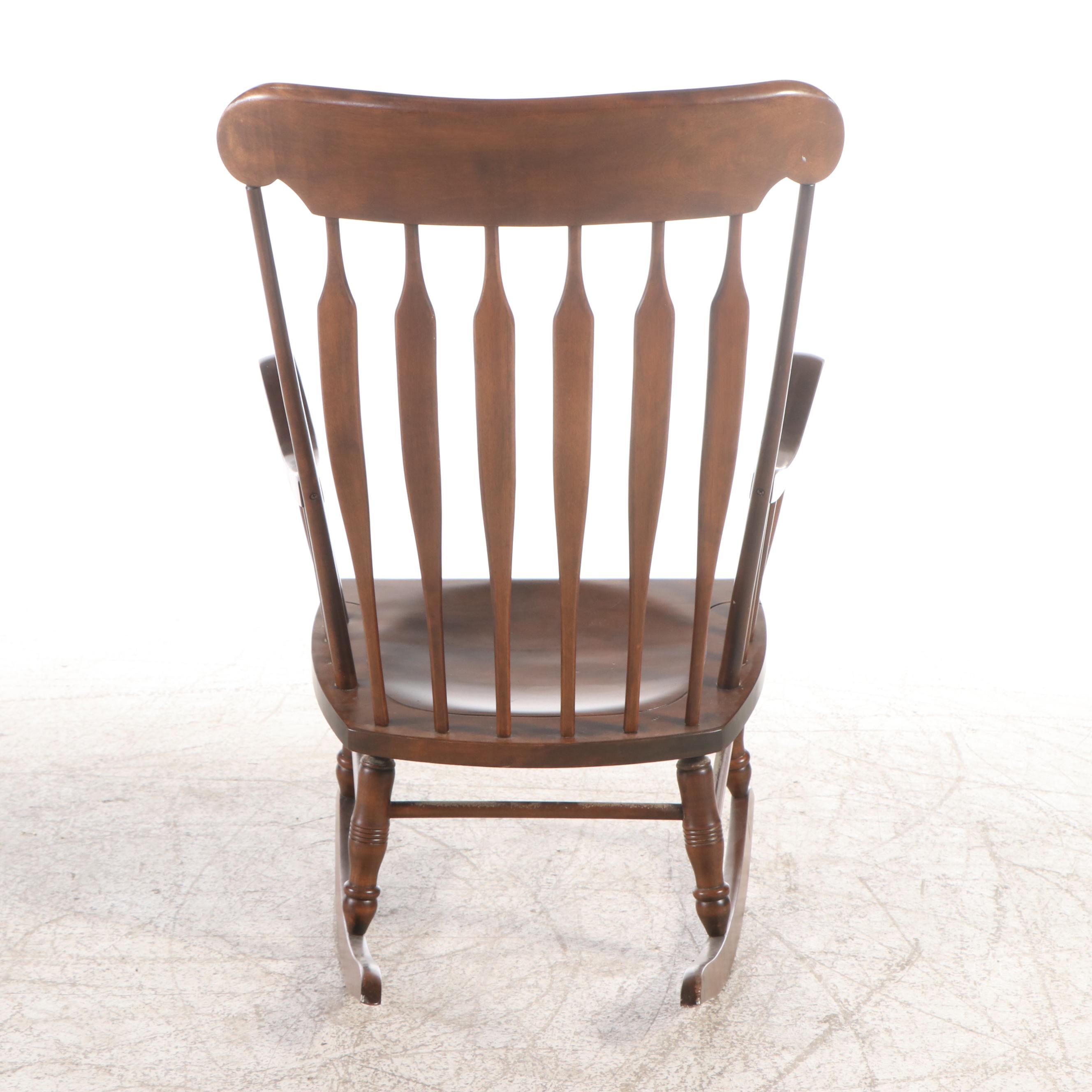 American Colonial Style Windsor Rocking Chair, 20th Century