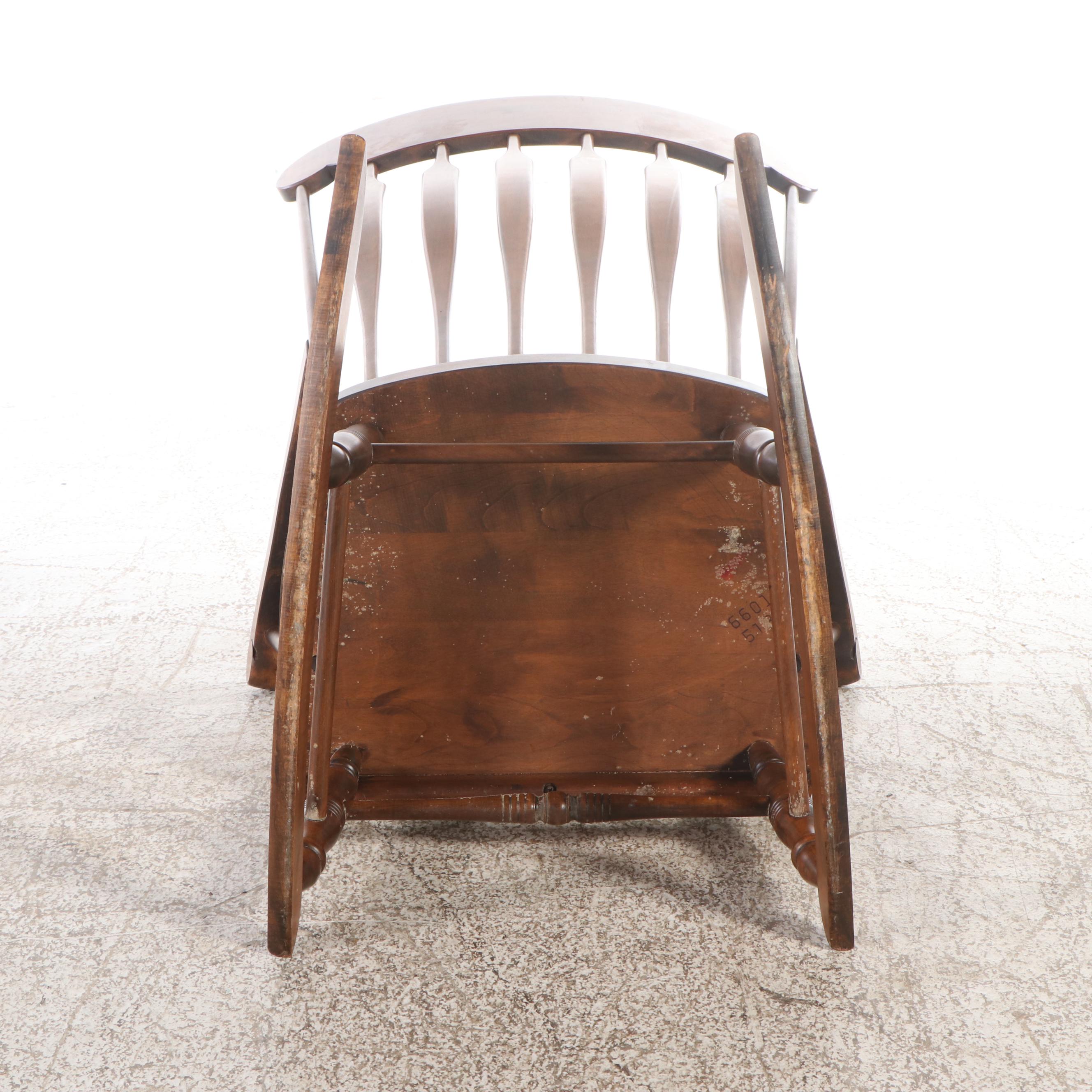 American Colonial Style Windsor Rocking Chair, 20th Century