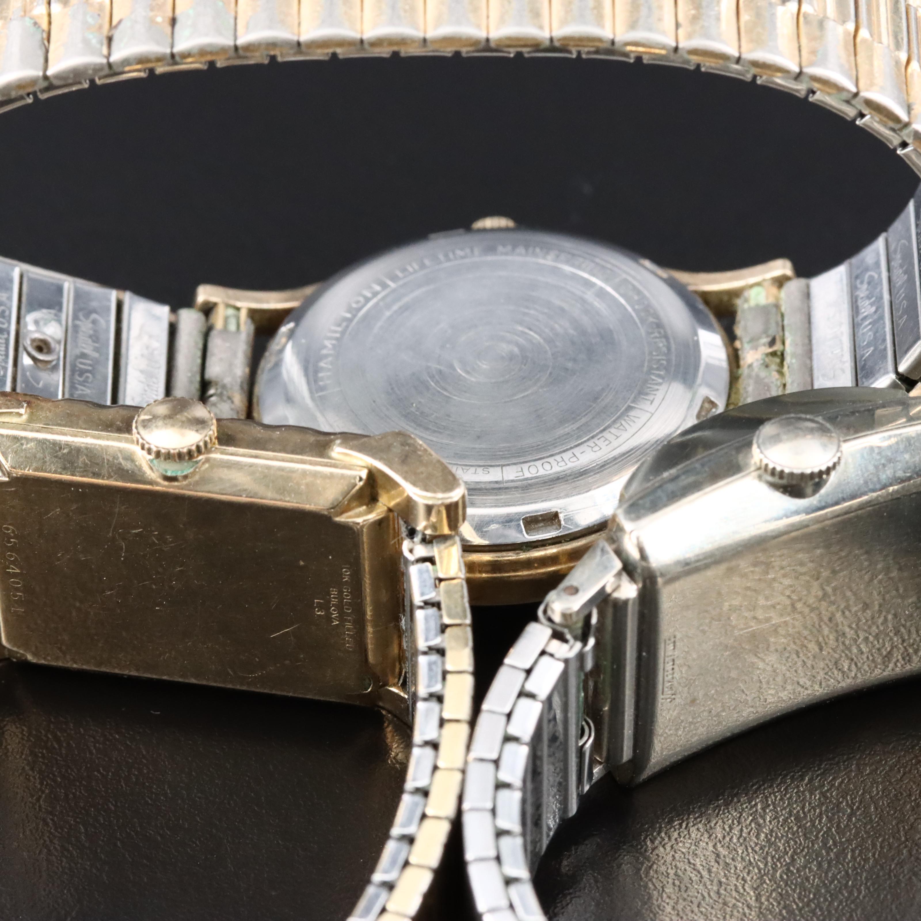 American Mens Gold-Filled Automatic & Manual Wind Watches