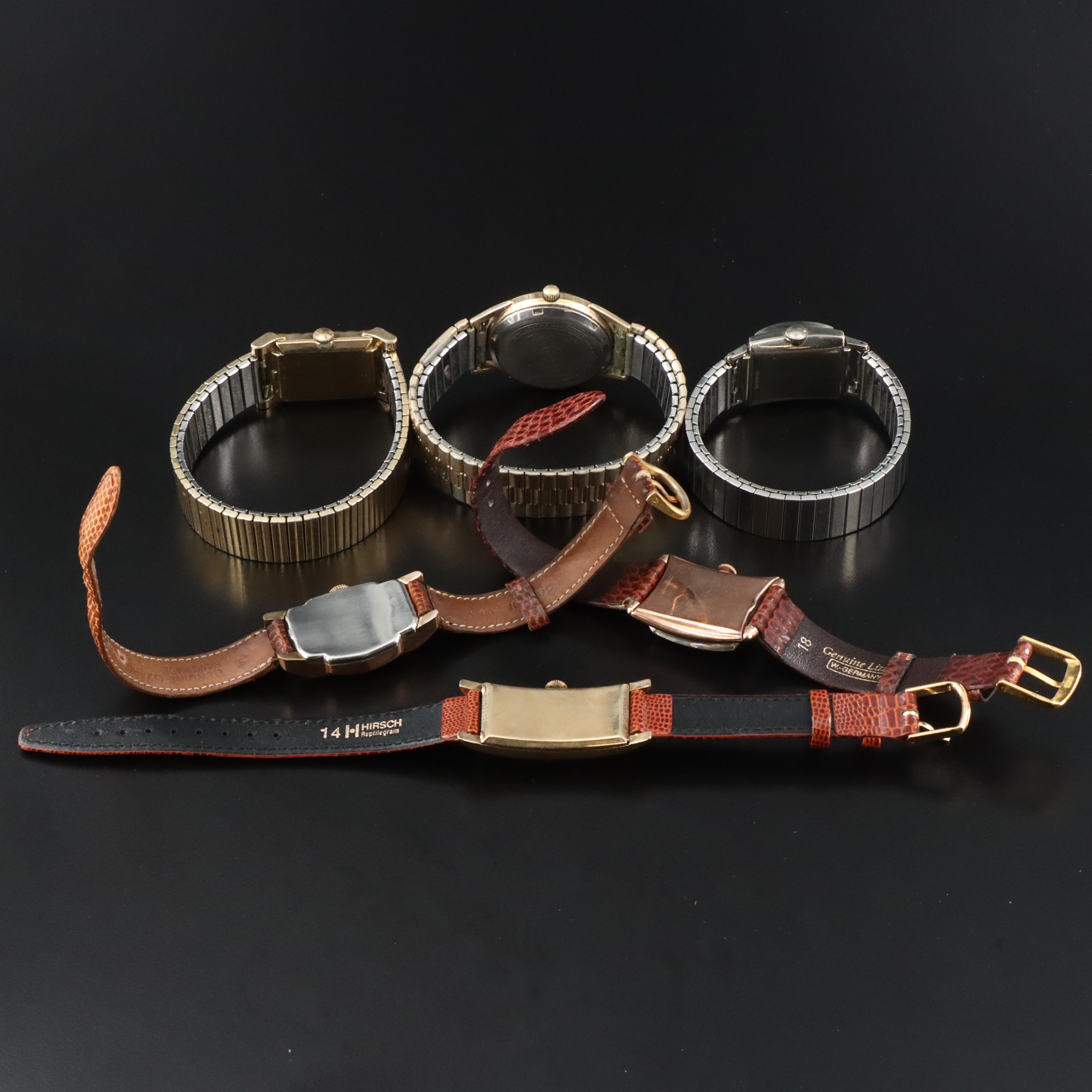 American Mens Gold-Filled Automatic & Manual Wind Watches