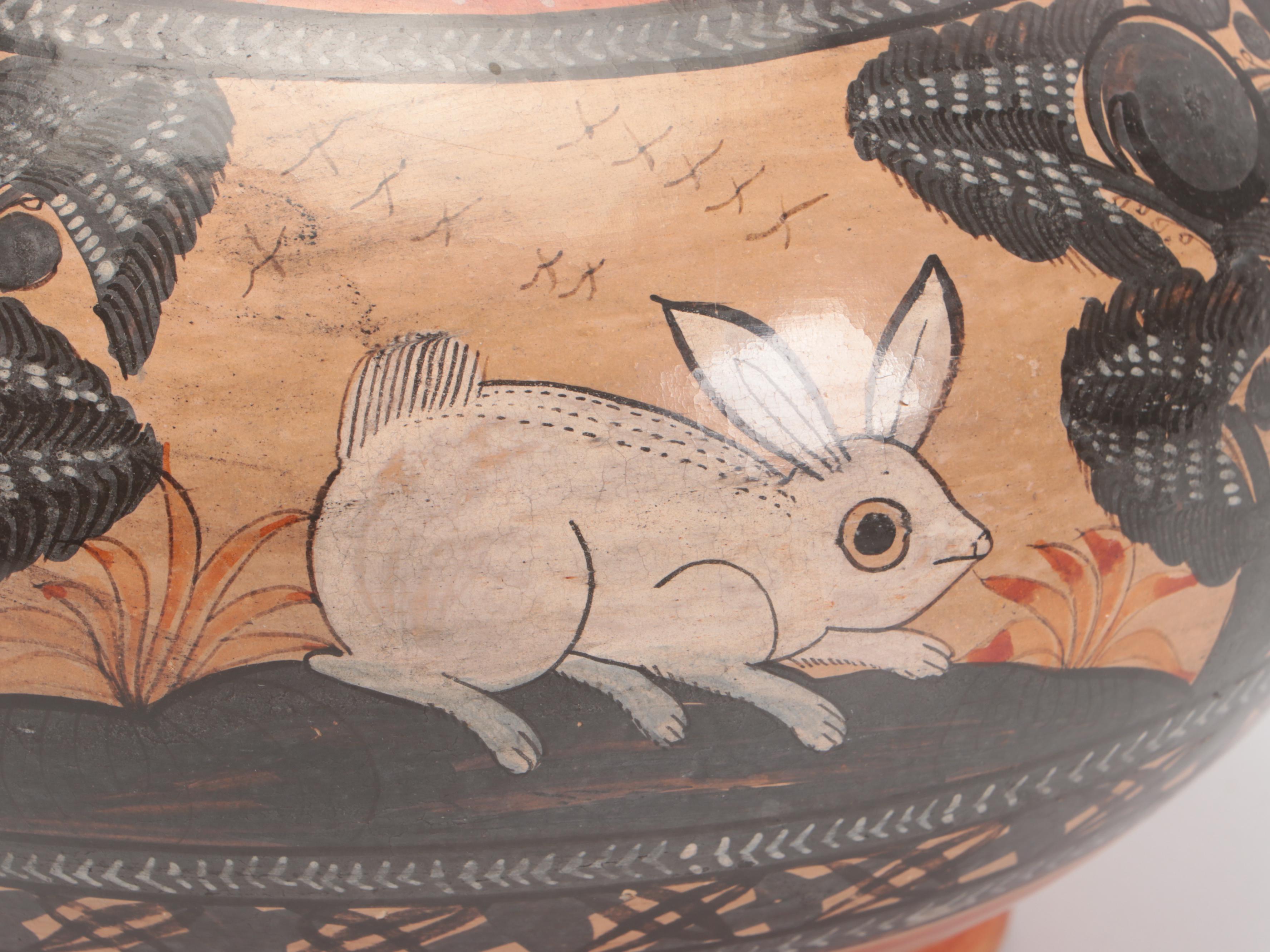 Italian Ceramic Tobacco Jar with Art Pottery and Other Decor