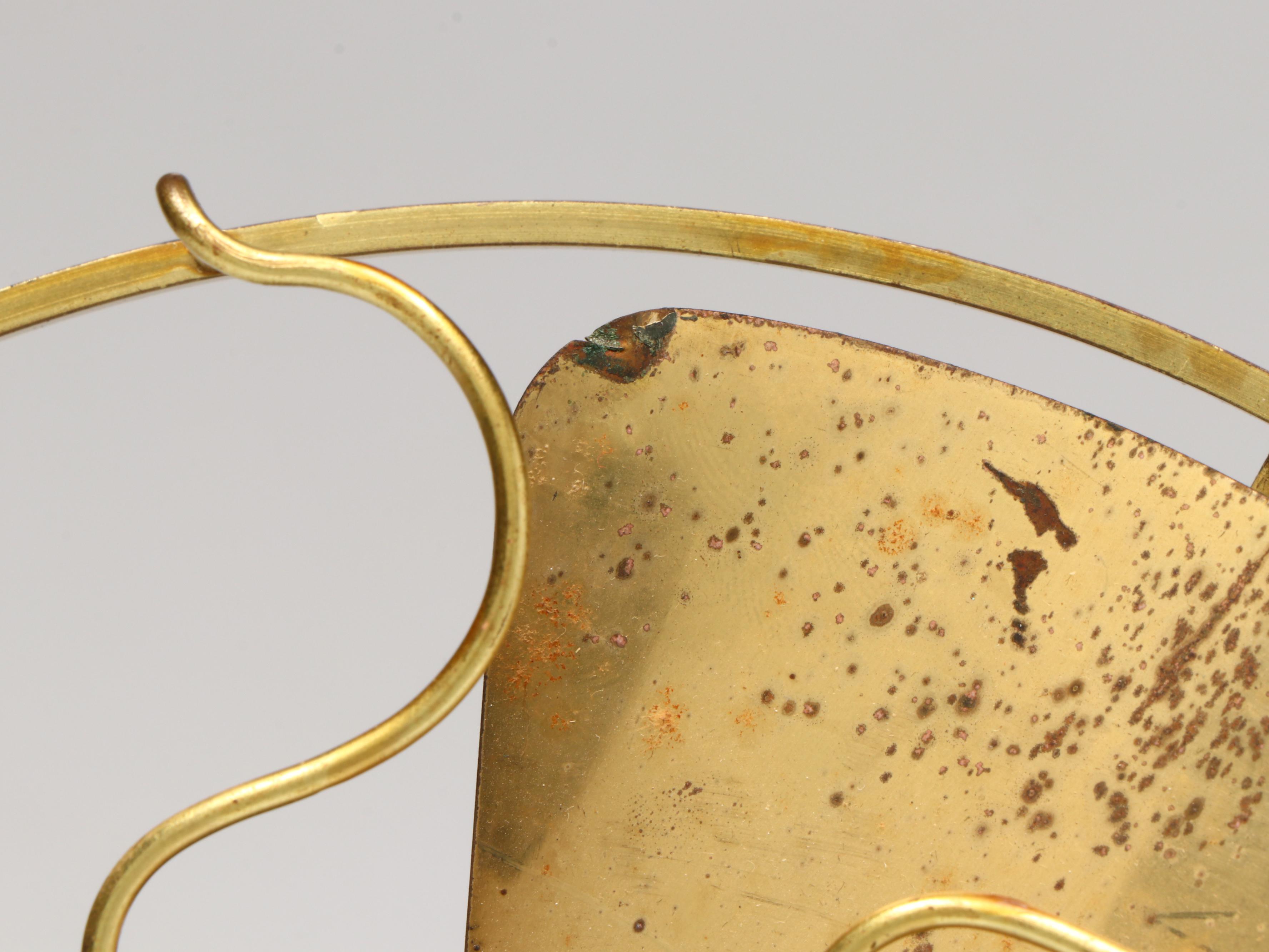 Westinghouse Brass Blade Cast Iron Desk Fan, Early 20th Century