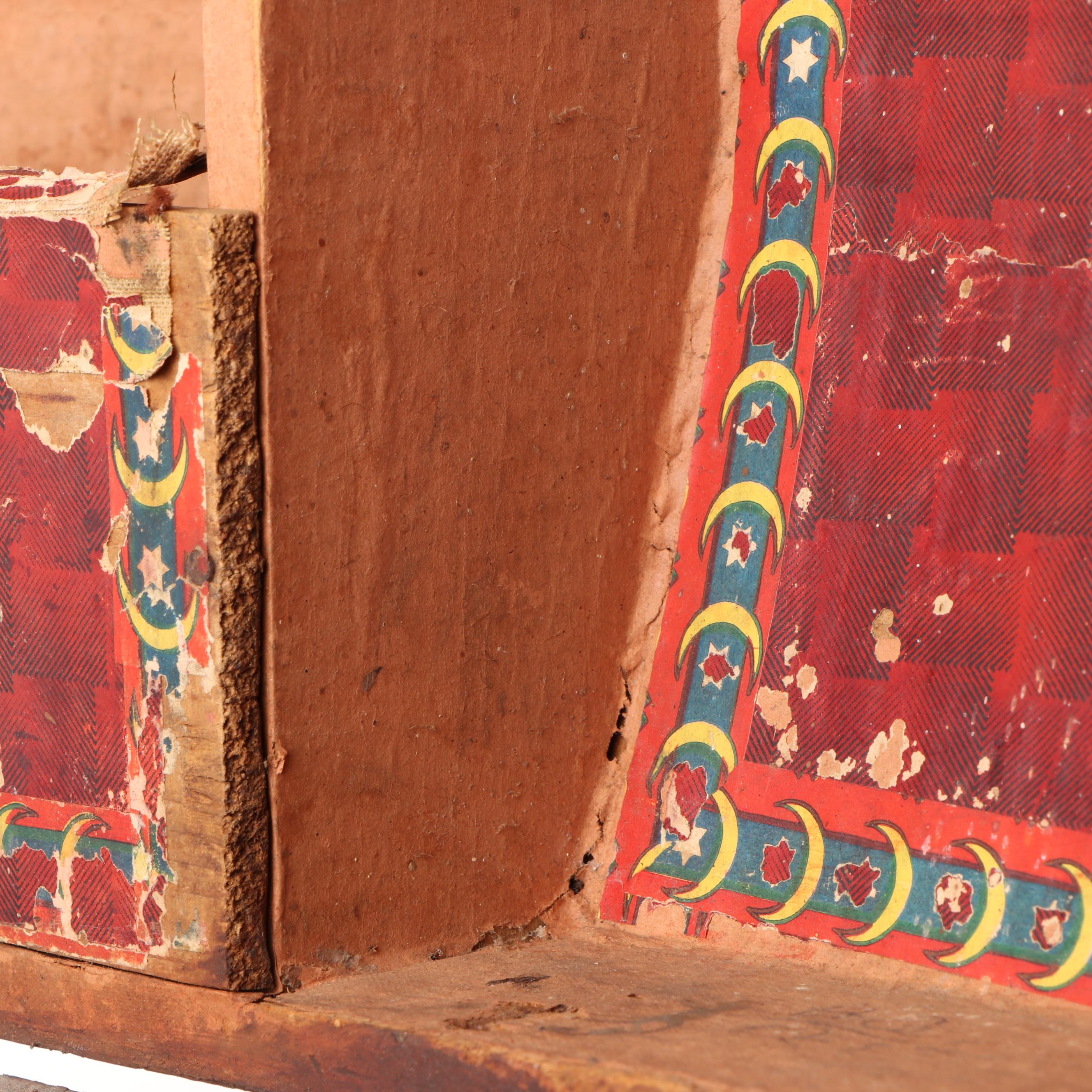 Wooden Dome-Top Desktop Chest