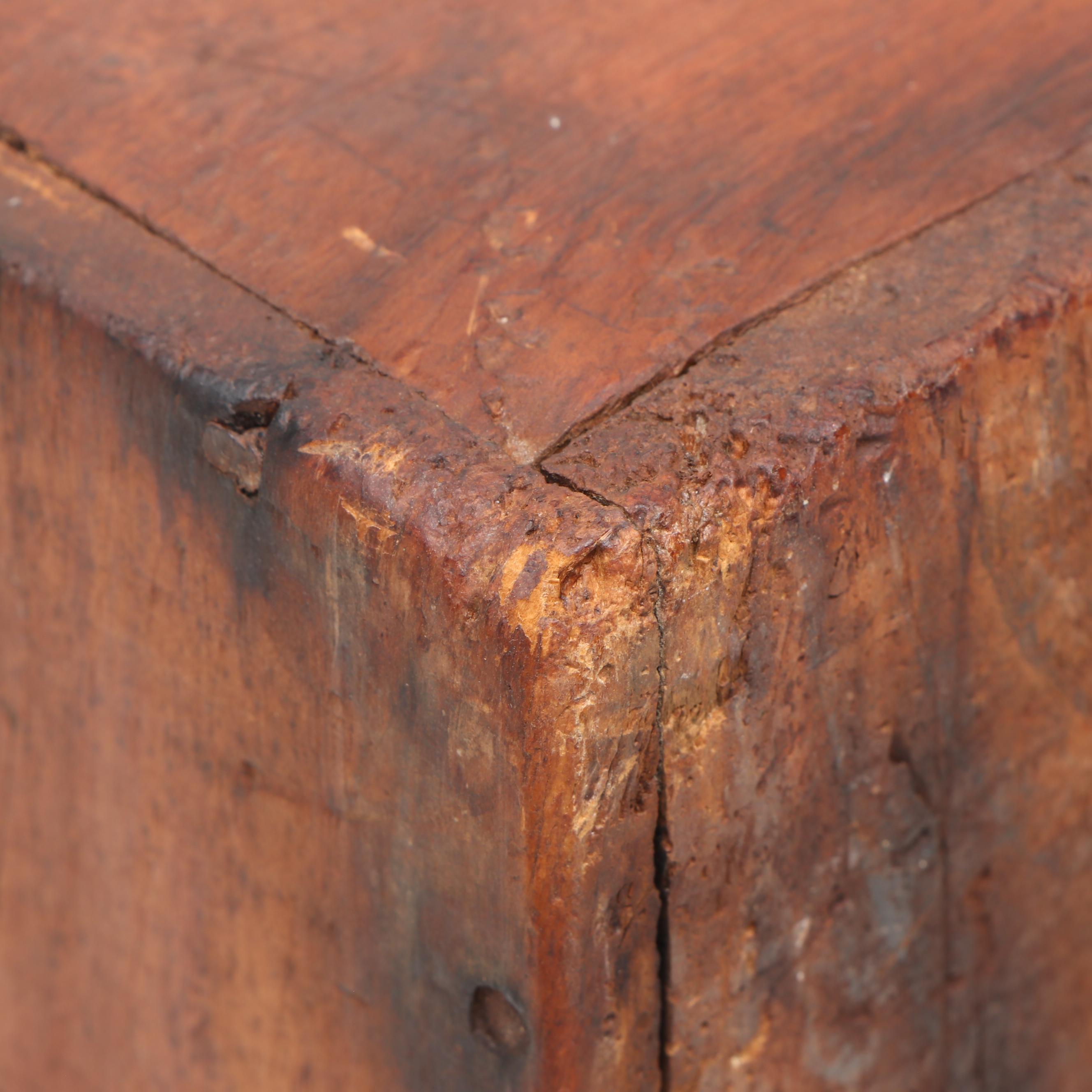 Wooden Dome-Top Desktop Chest