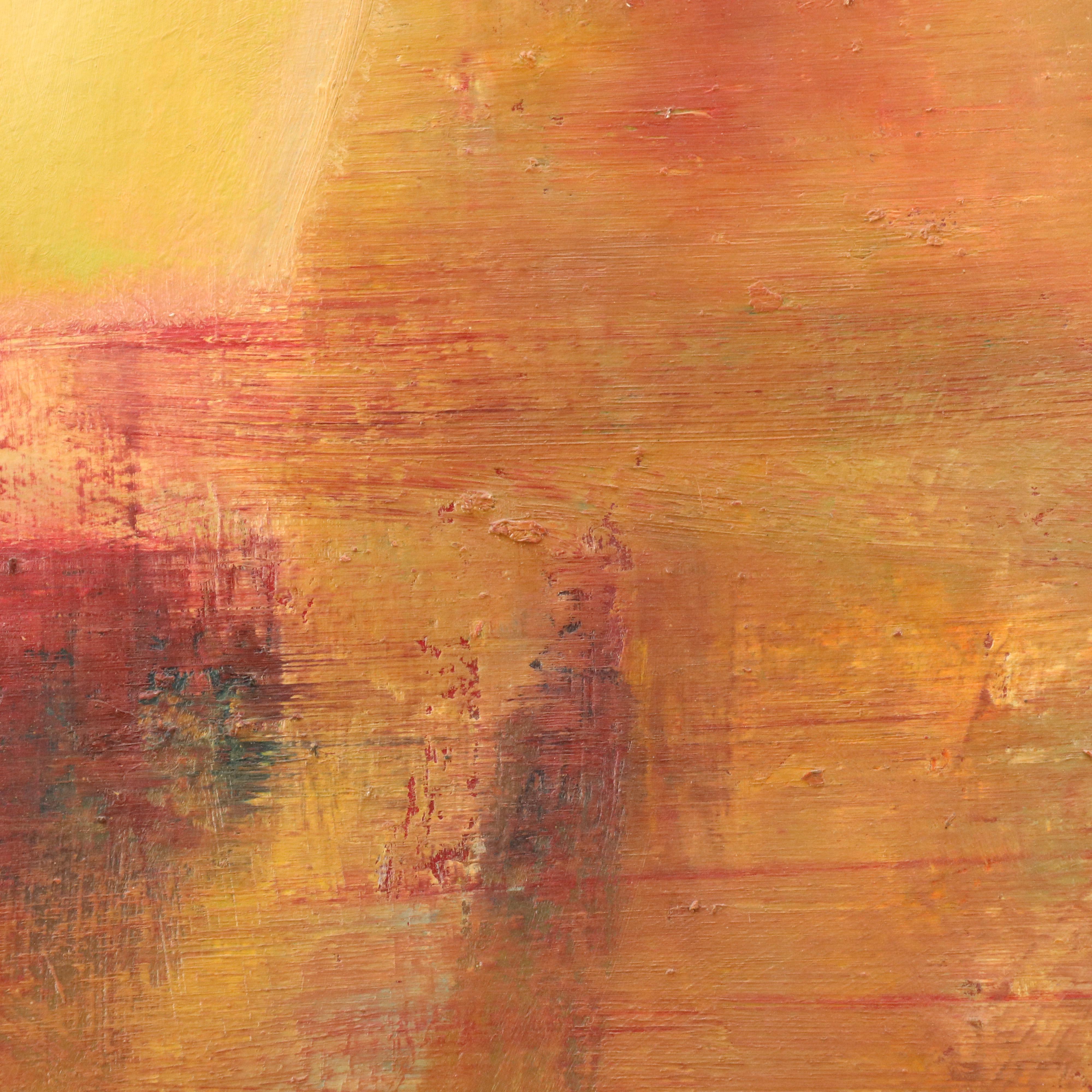 Hal Schwarze Expressionist Style Oil Painting "Archetype"