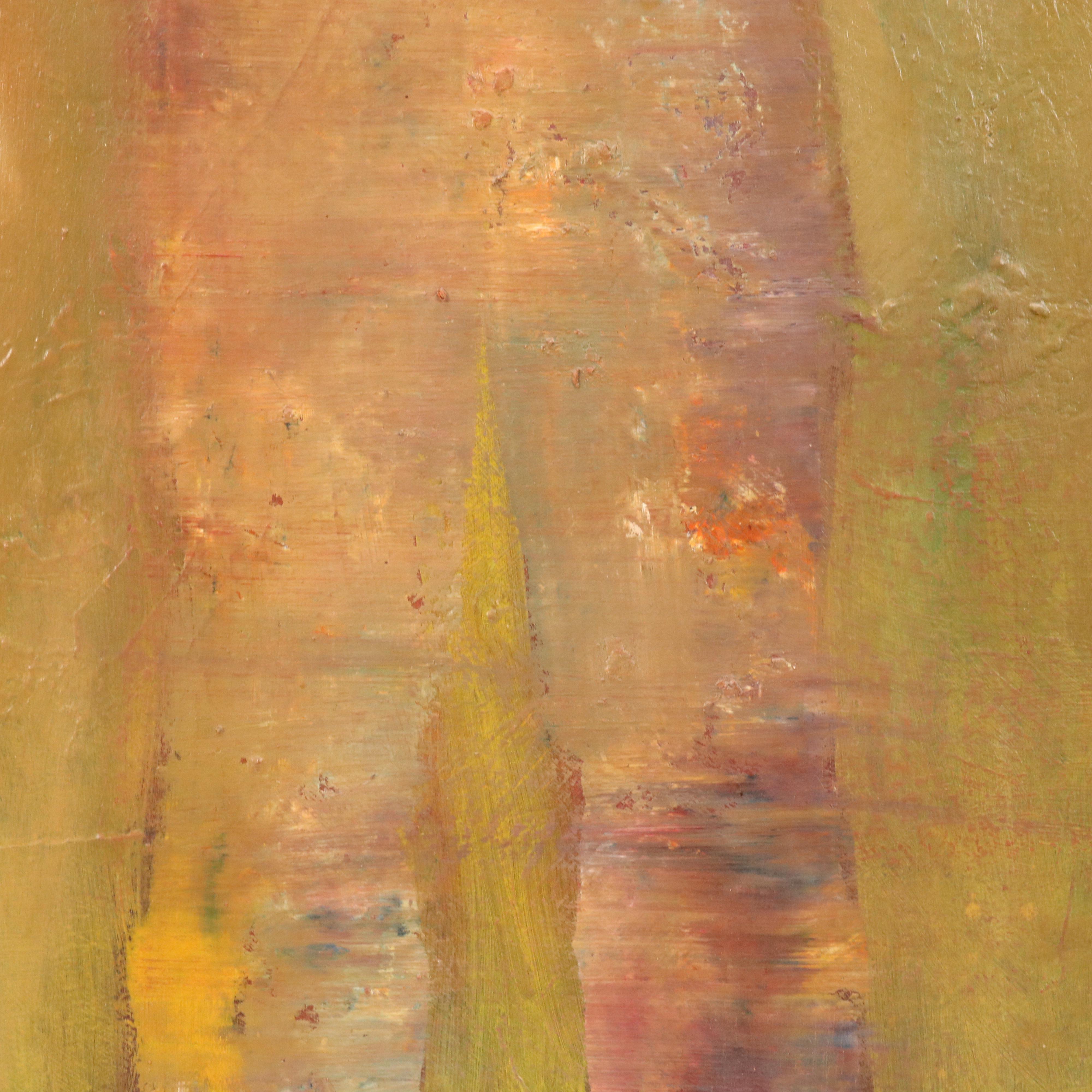 Hal Schwarze Expressionist Style Oil Painting "Archetype"