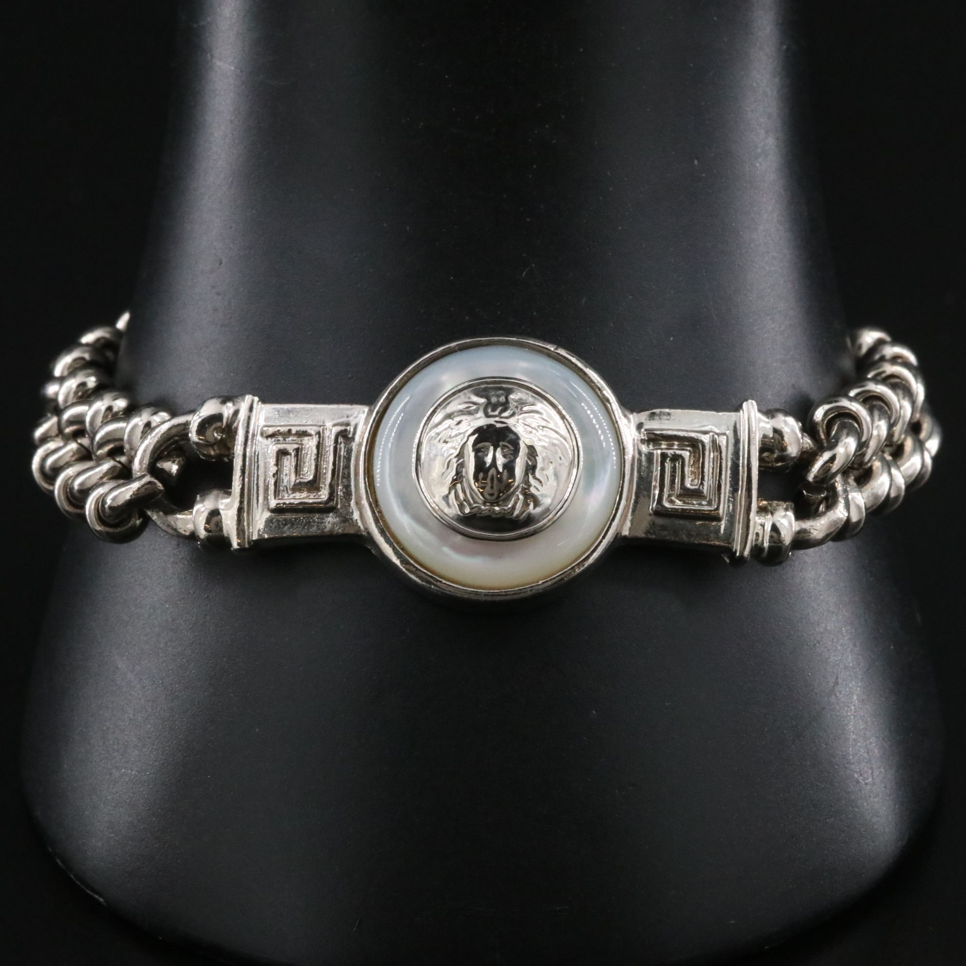 Gianni Versace Medusa Head Logo Toggle Bracelet