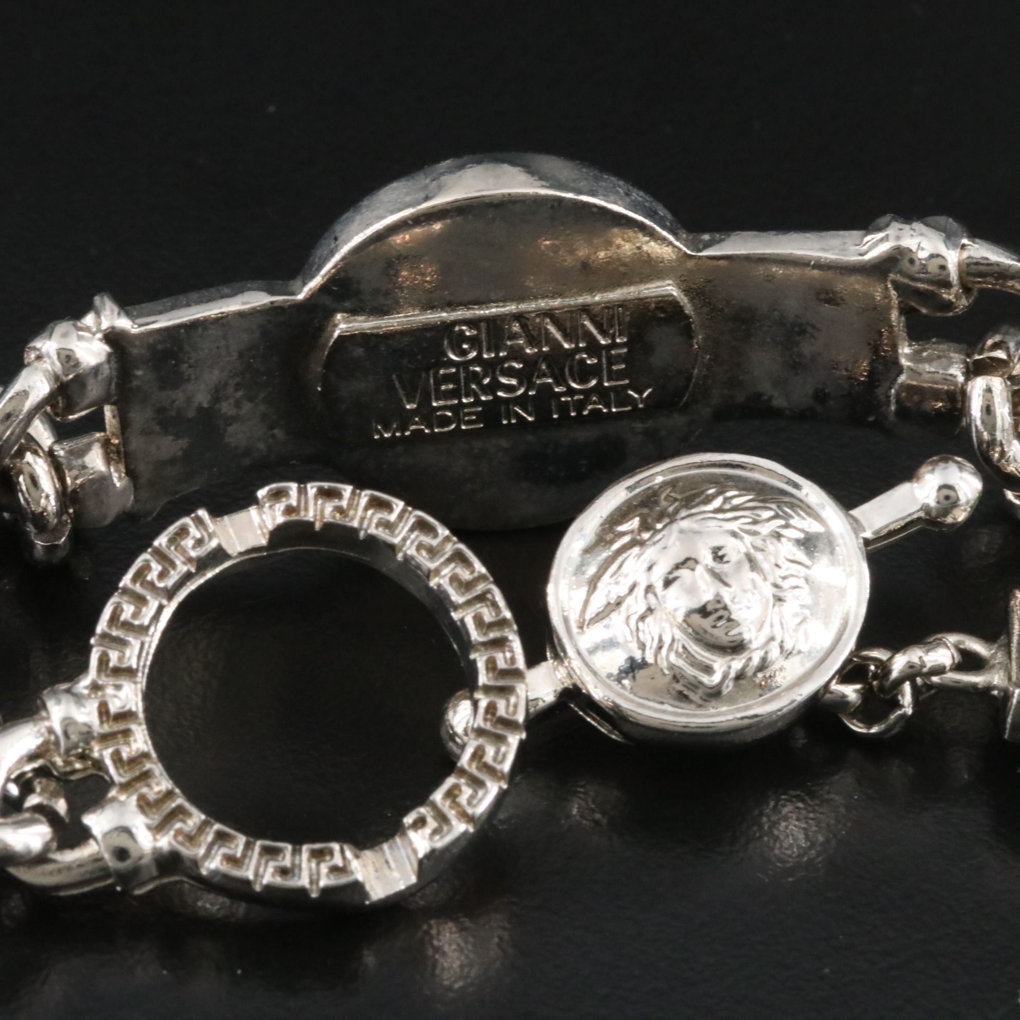 Gianni Versace Medusa Head Logo Toggle Bracelet