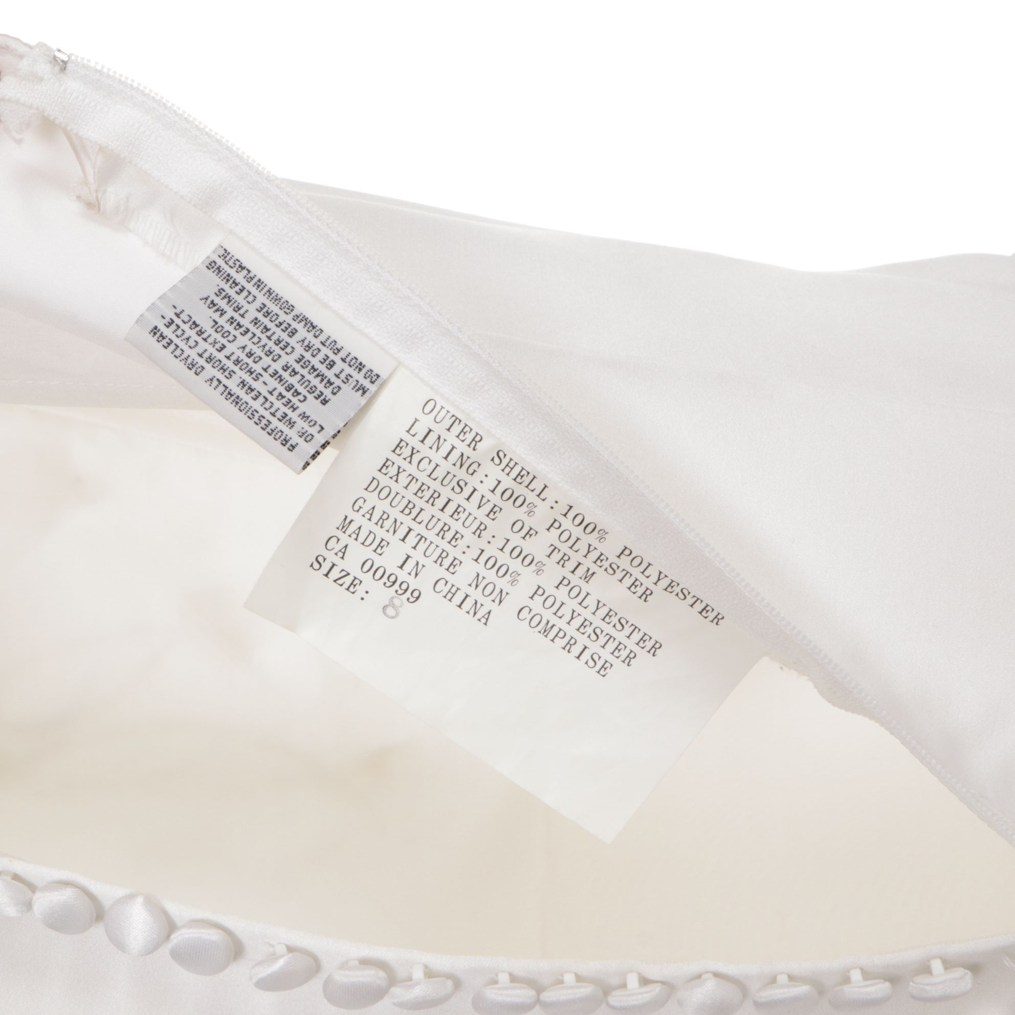 Beaded and Embellished Wedding Dress with Sweetheart Neckline and Basque Waist