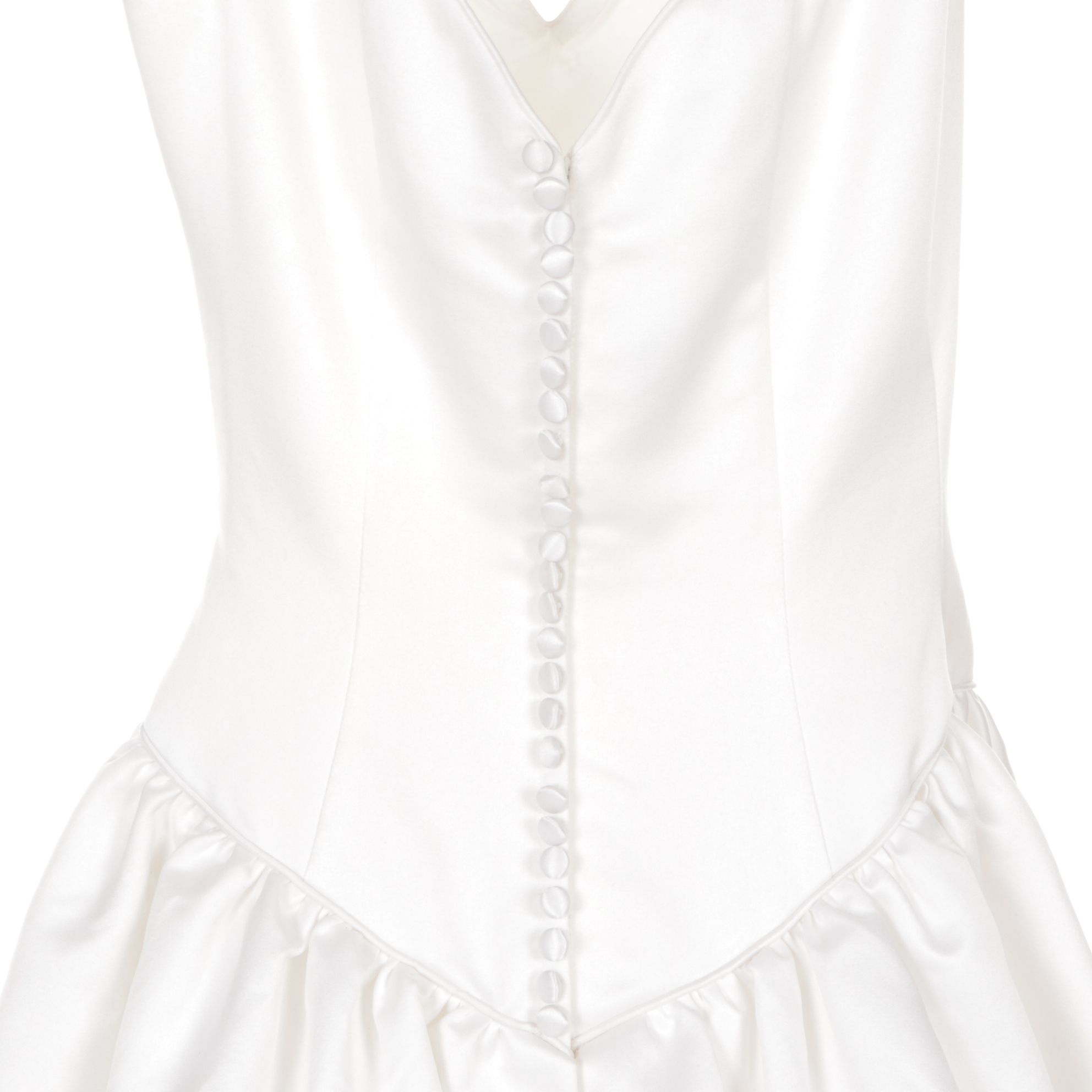 Beaded and Embellished Wedding Dress with Sweetheart Neckline and Basque Waist