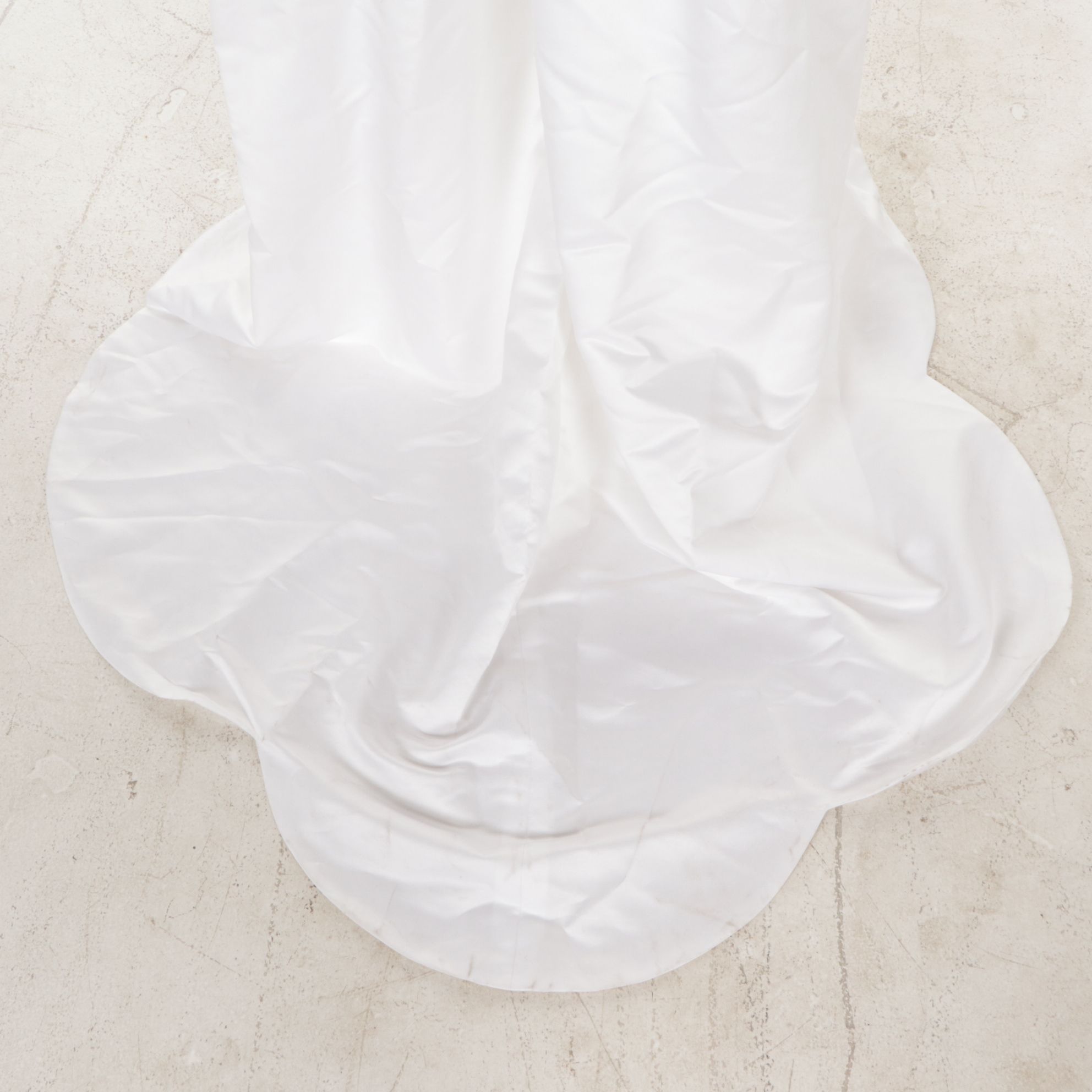 Beaded and Embellished Wedding Dress with Sweetheart Neckline and Basque Waist