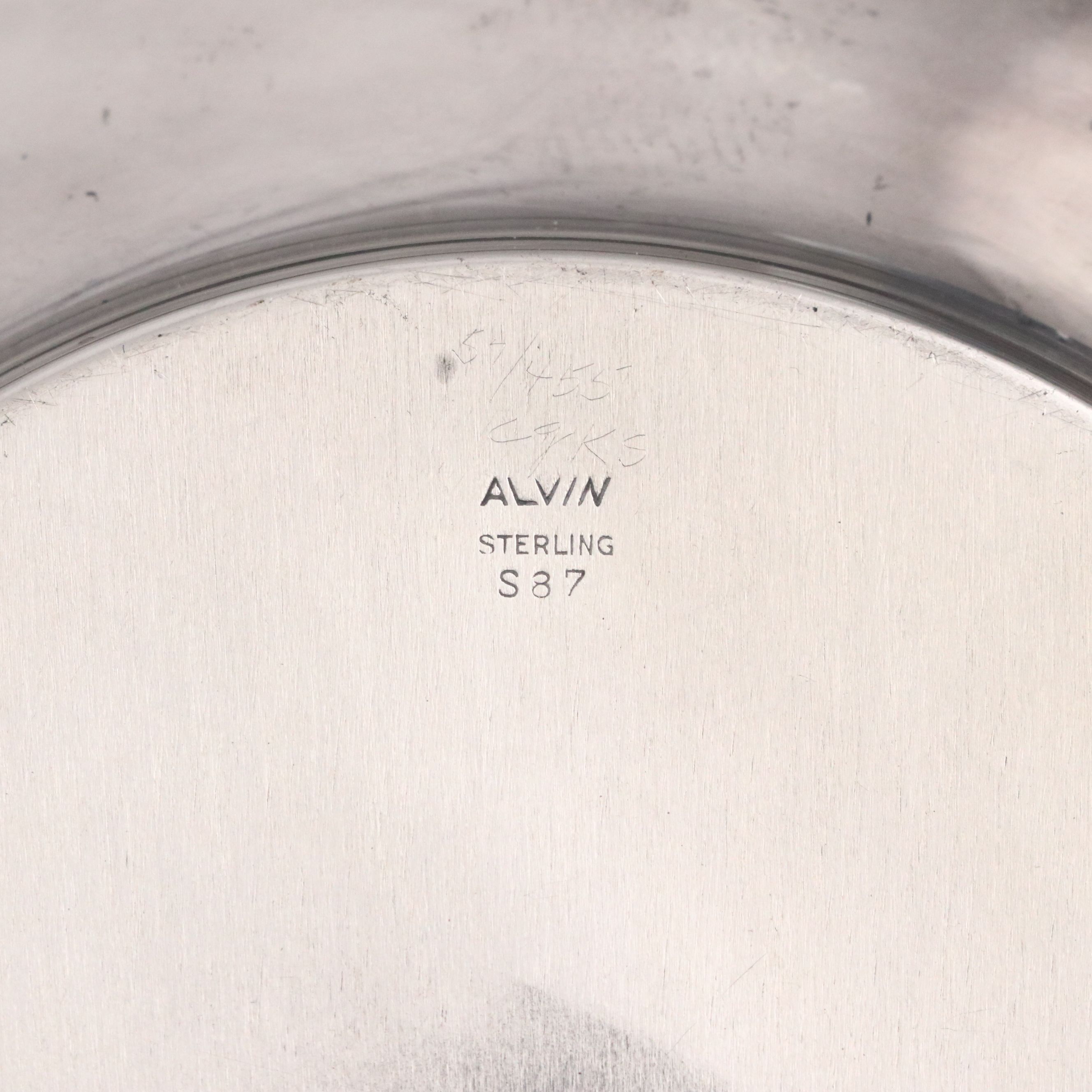 F.B. Rogers Sterling Creamer and Sugar Bowl with More Sterling Table Accessories