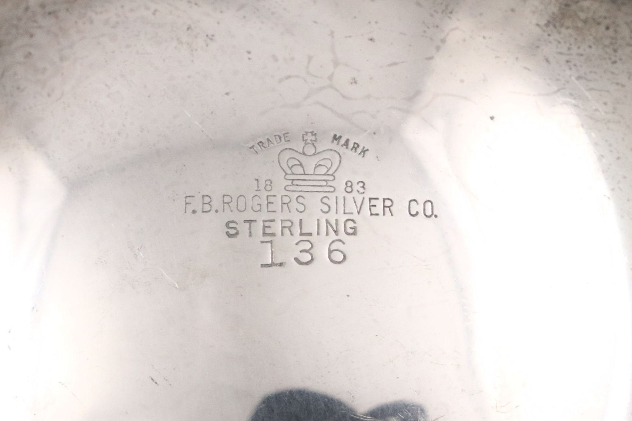 F.B. Rogers Sterling Creamer and Sugar Bowl with More Sterling Table Accessories