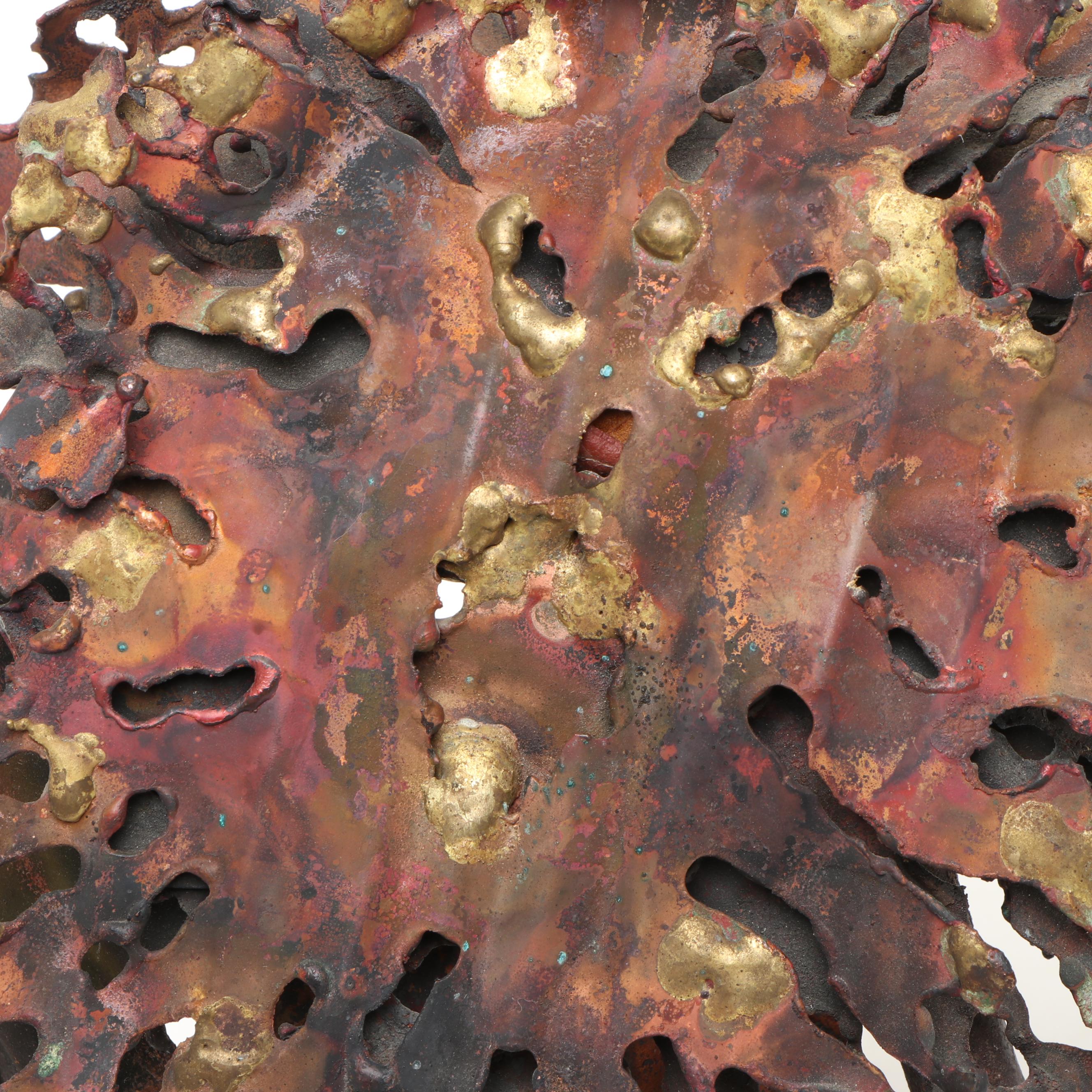 Repurposed Metal Lion and Owl Sculptures