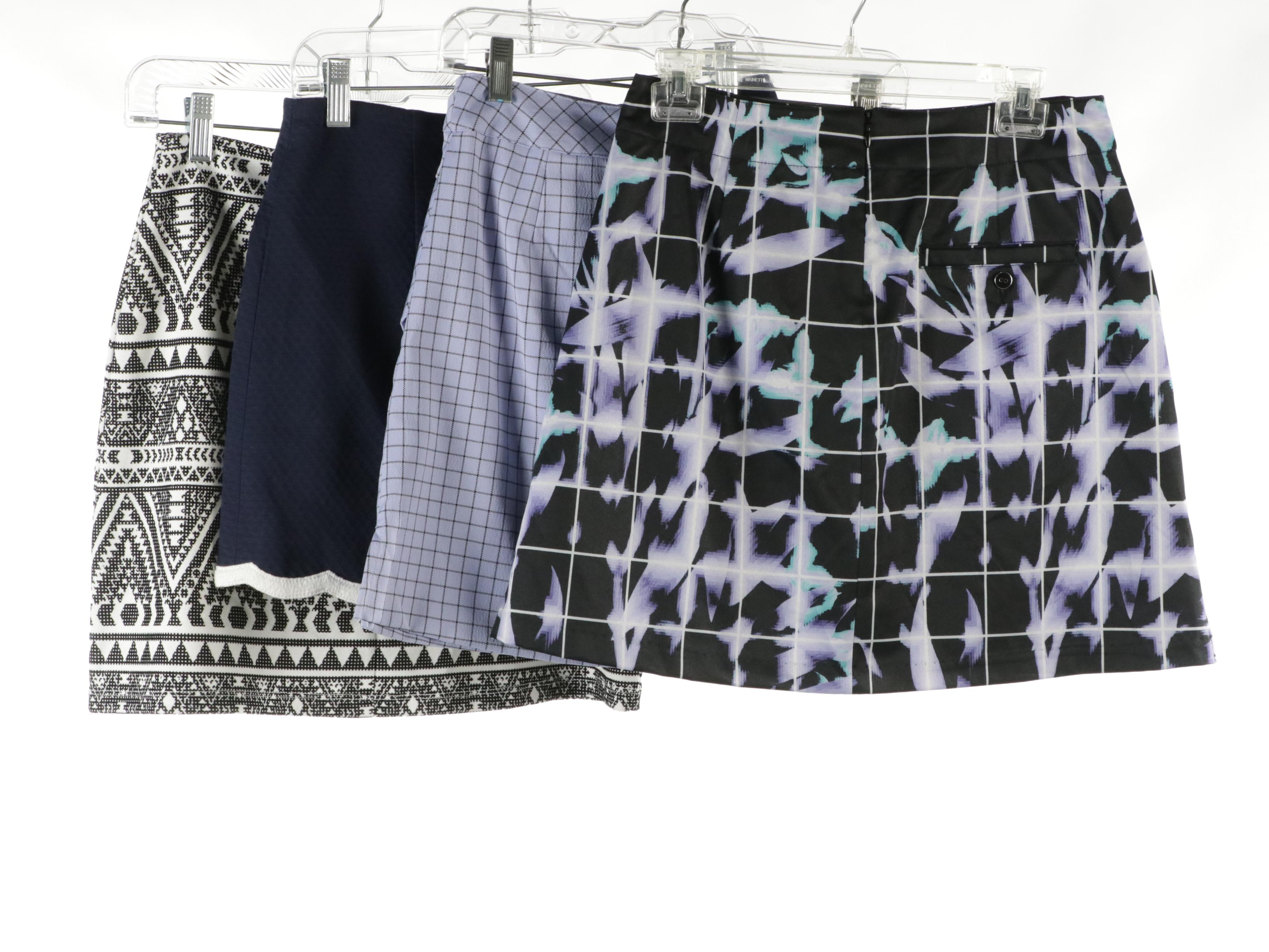 Lilly Pulitzer Scalloped Mini Skort, Lady Hagen Layered & Printed Golf Skirts