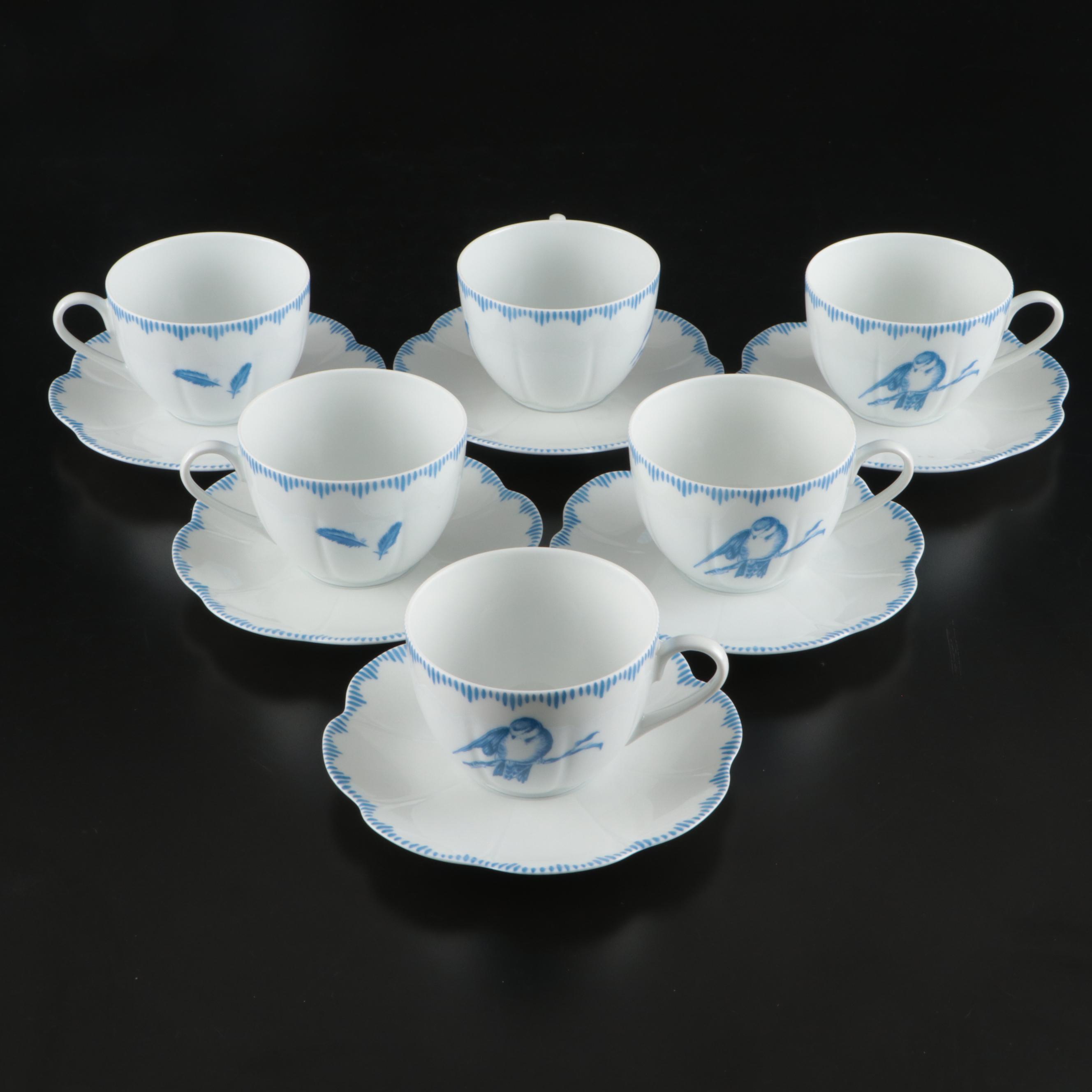 Anita Tiburzi for Soucre Perrier Collection "Nesting" Porcelain Dinnerware